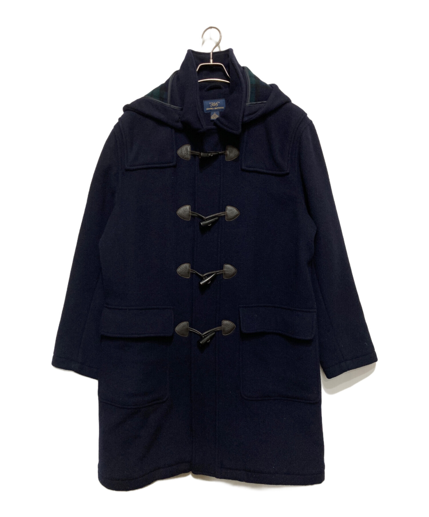 brooks brothers 346 イタリア製　ダッフルコート　ネイビー 中古・古着通販】346 BROOKS BROTHERS (346 ブルックスブラザーズ