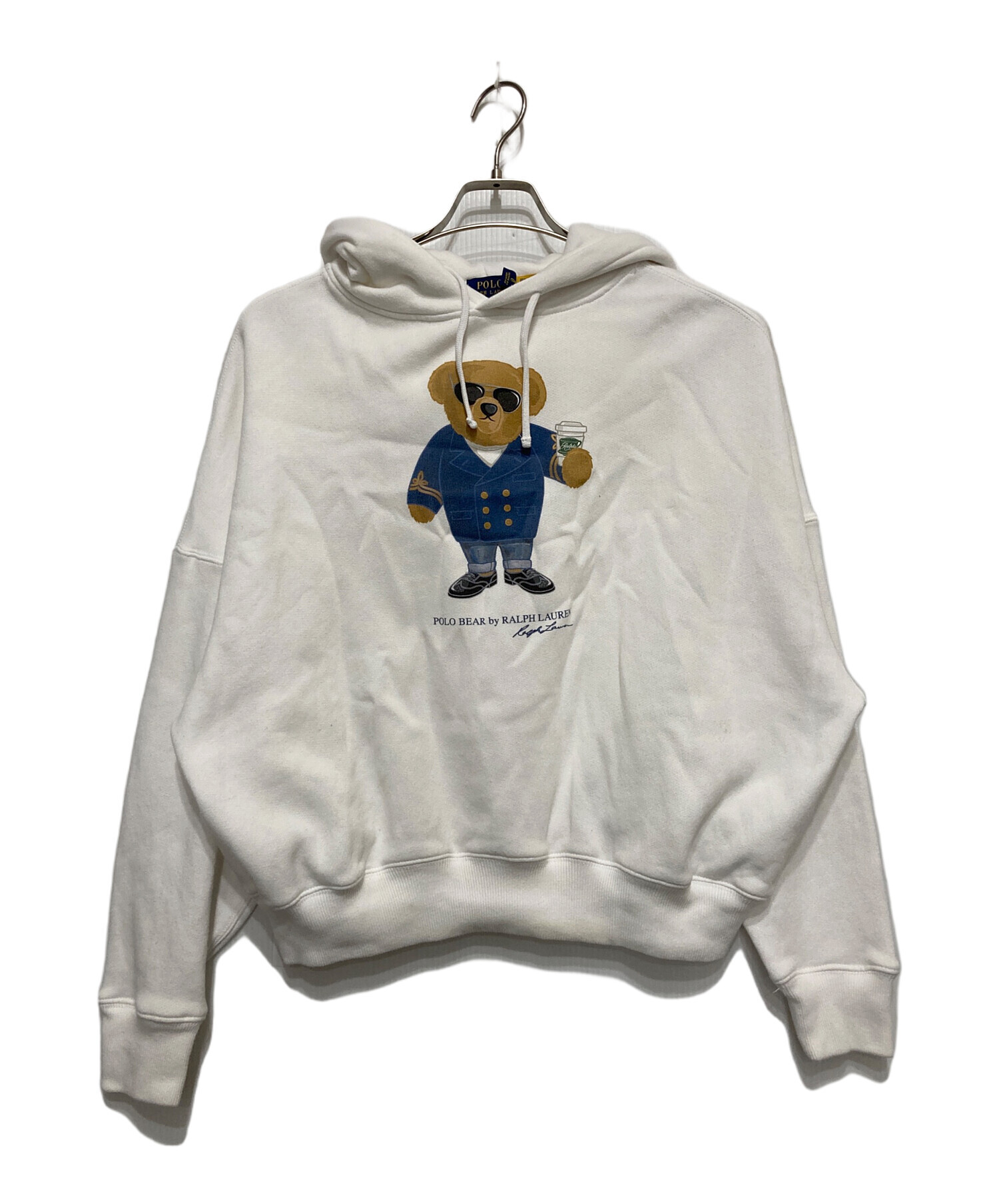 完売品PORO Ralph Lauren ポロベアフリ―ス フ―ディーXSサイズ 中古・古着通販】POLO RALPH LAUREN (ポロ・ラルフローレン) ドロップ