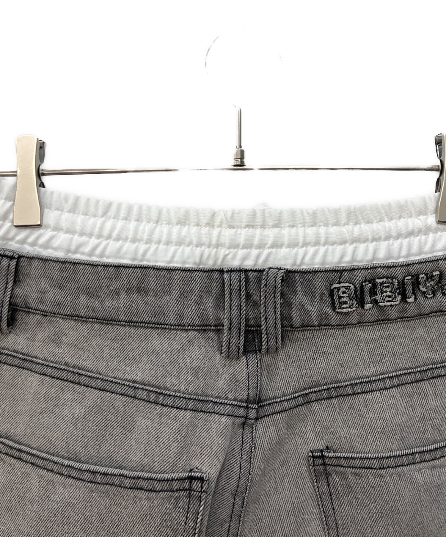 中古・古着通販】Bibiy. (ビビィ) JULIET DOUBLE WAIST DENIM グレー