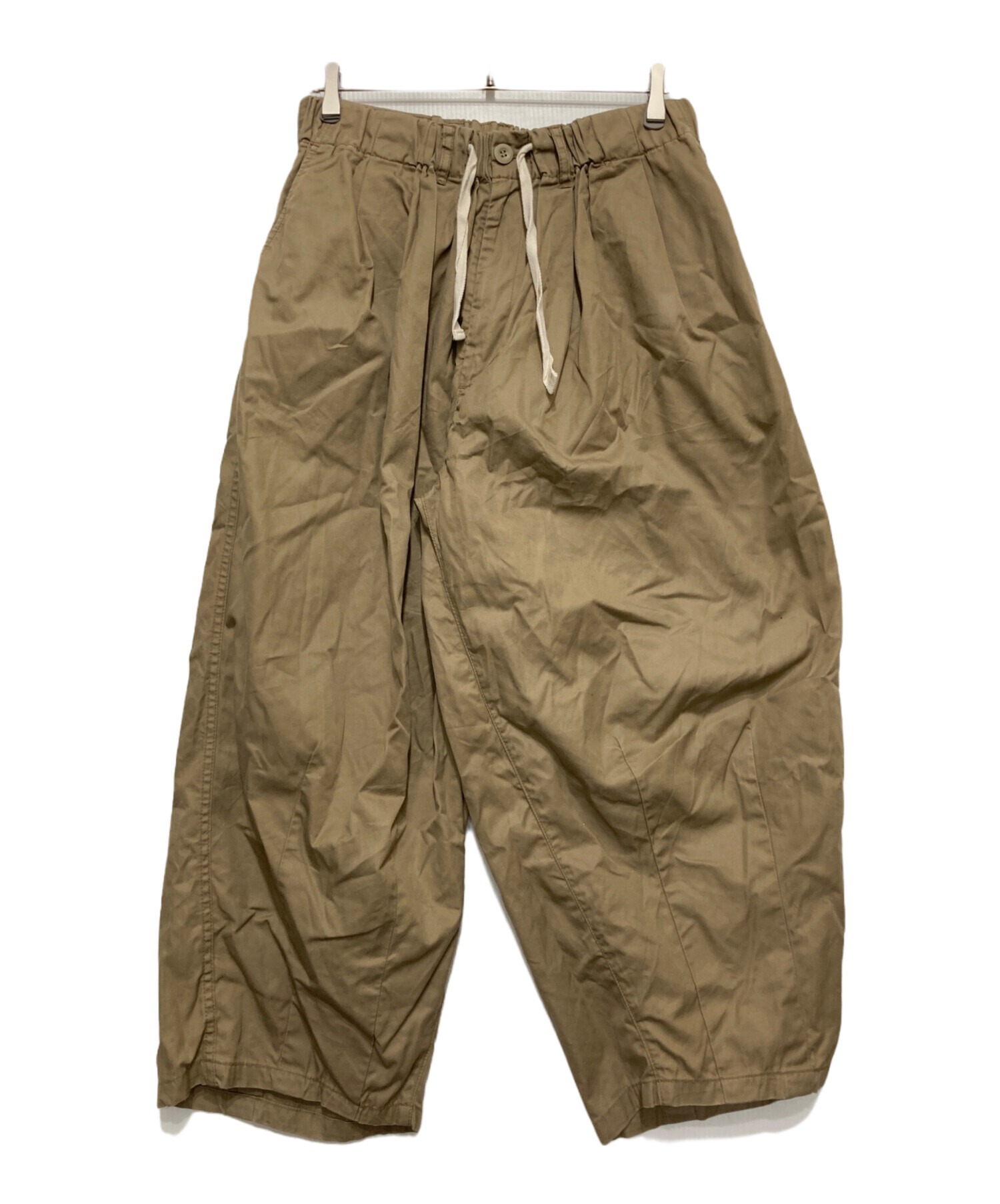 is-ness イズネス チノパン メンズ 【古着】【中古】 中古・古着通販】is-ness (イズネス) BALLOON EZ PANTS ベージュ