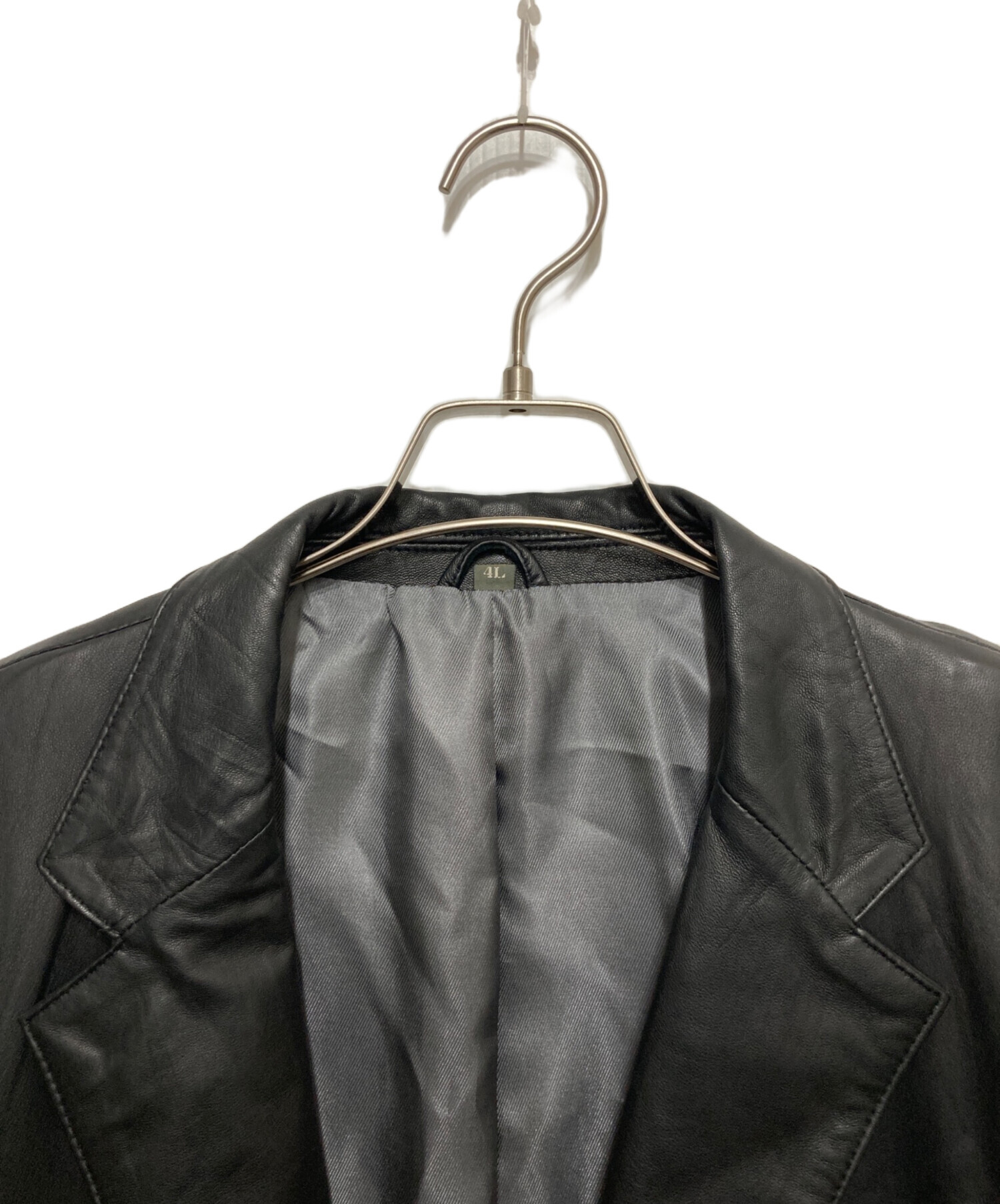 Wind Armor ウインドアーマー レザージャケット 大きいサイズ 4L 中古・古着通販】Wind Armor (ウィンドアーマー) シープレザー