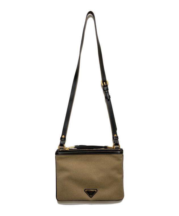 く*げ様 値下げ　PRADA ショルダーバッグ 1BH158 ベージュ く*げ様 値下げ PRADA ショルダーバッグ 1BH158 ベージュ