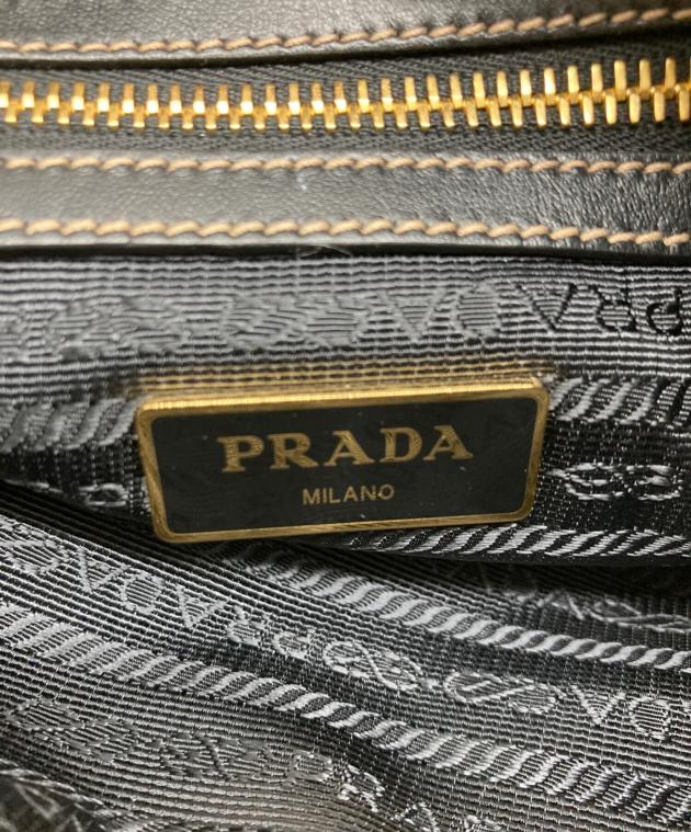 中古・古着通販】PRADA (プラダ) ショルダーバッグ ベージュ｜ブランド