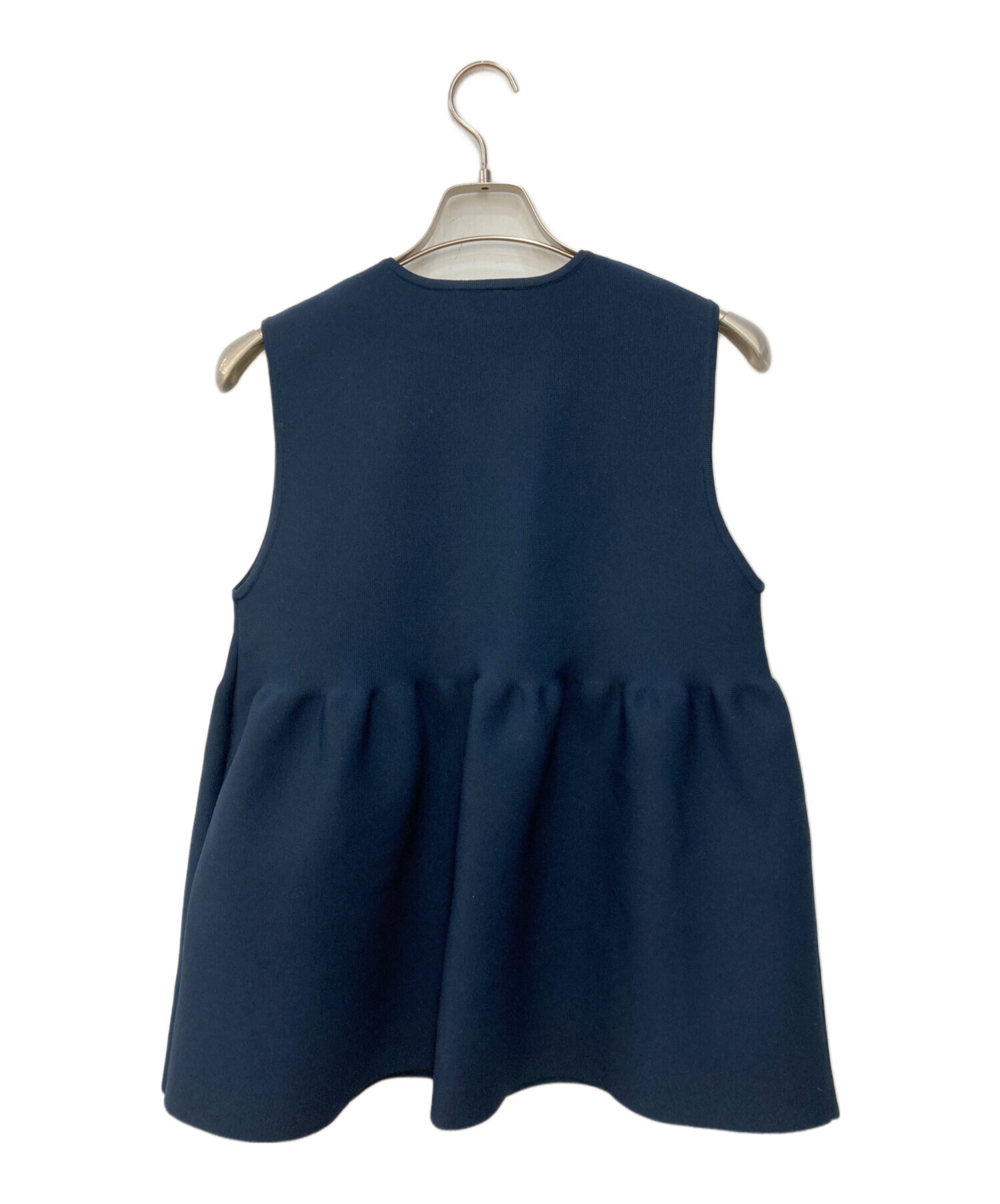 ユナイテッドアローズ　フリル　ベスト　ネイビー ユナイテッドアローズ フリル ベスト ネイビー ユナイテッドアローズ