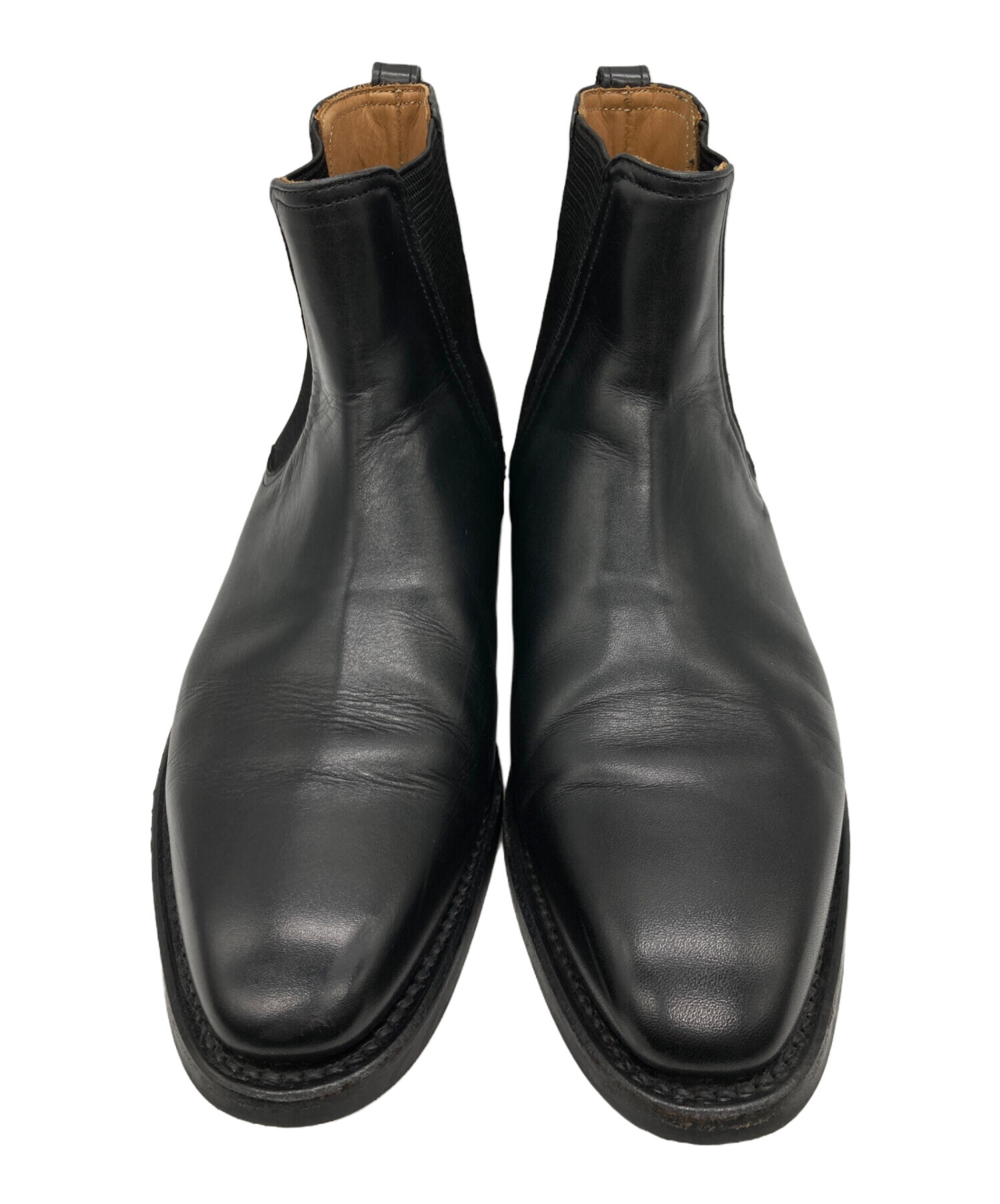 美品 REGALリーガル サイドゴアブーツ 57GR ブラック レザー REGAL（リーガル） ブーツ レディース F75R サイドゴア ブーツ