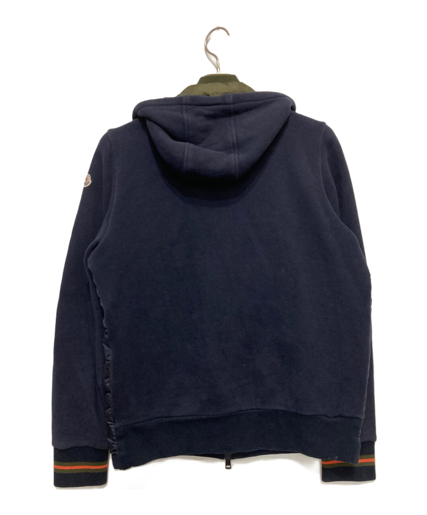 MONCLER (モンクレール) スウェット切替ダウンジャケット CARDIGAN 
