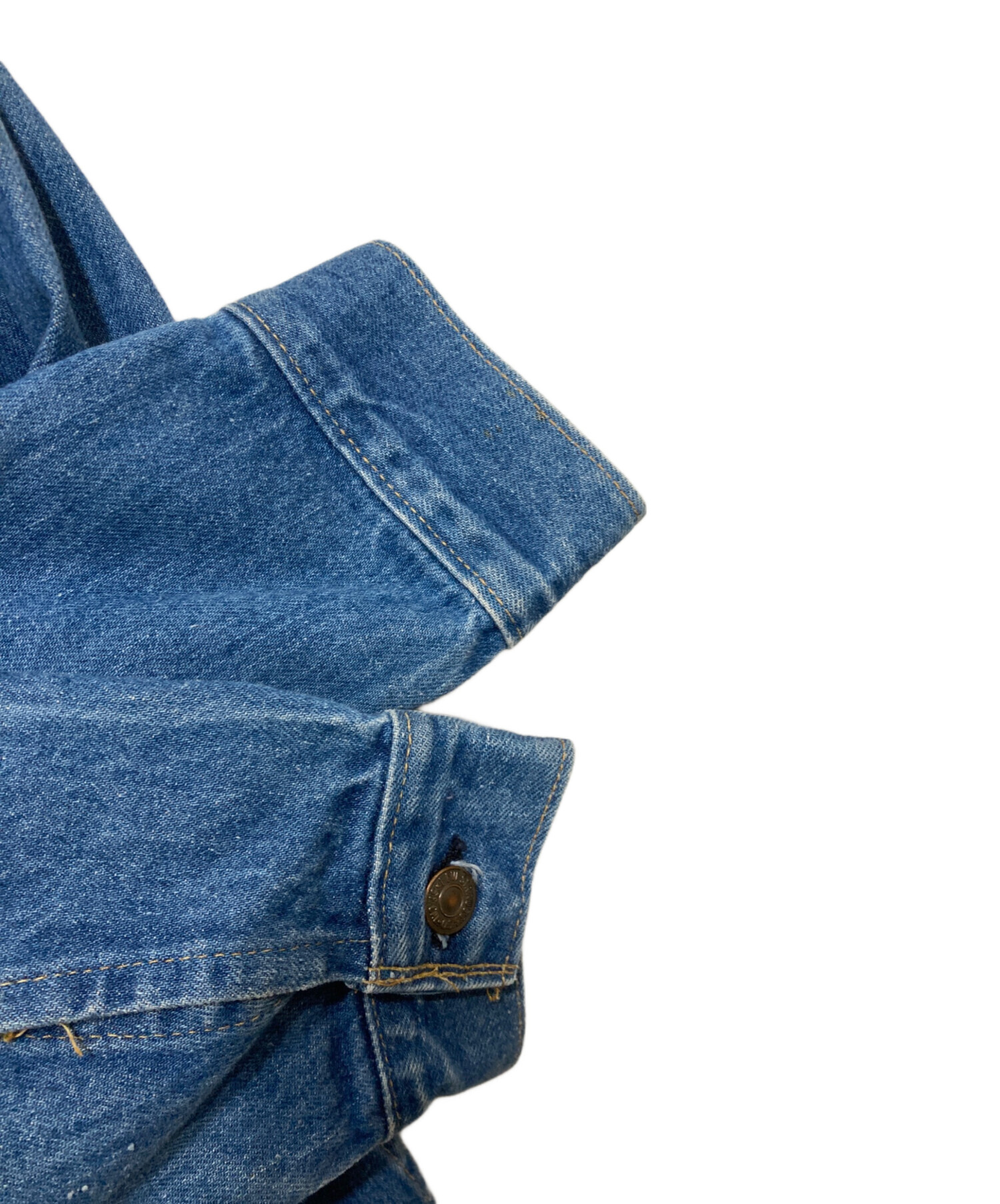 わたる Levi's ブルー デニム ジャケット テーラード 42 わたる様専用 Levi's ブルー デニム ジャケット テーラード 42 - メルカリ