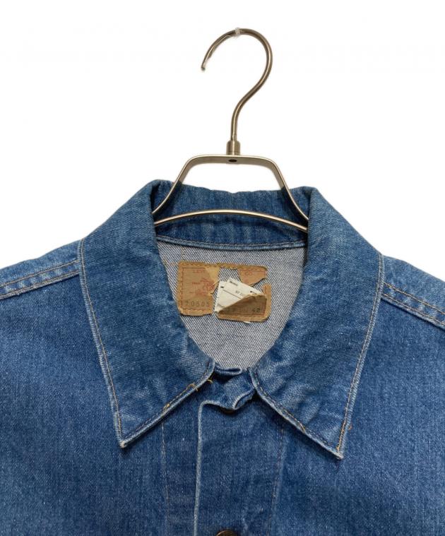 わたる Levi's ブルー デニム ジャケット テーラード 42 わたる様専用 Levi's ブルー デニム ジャケット テーラード 42 - メルカリ