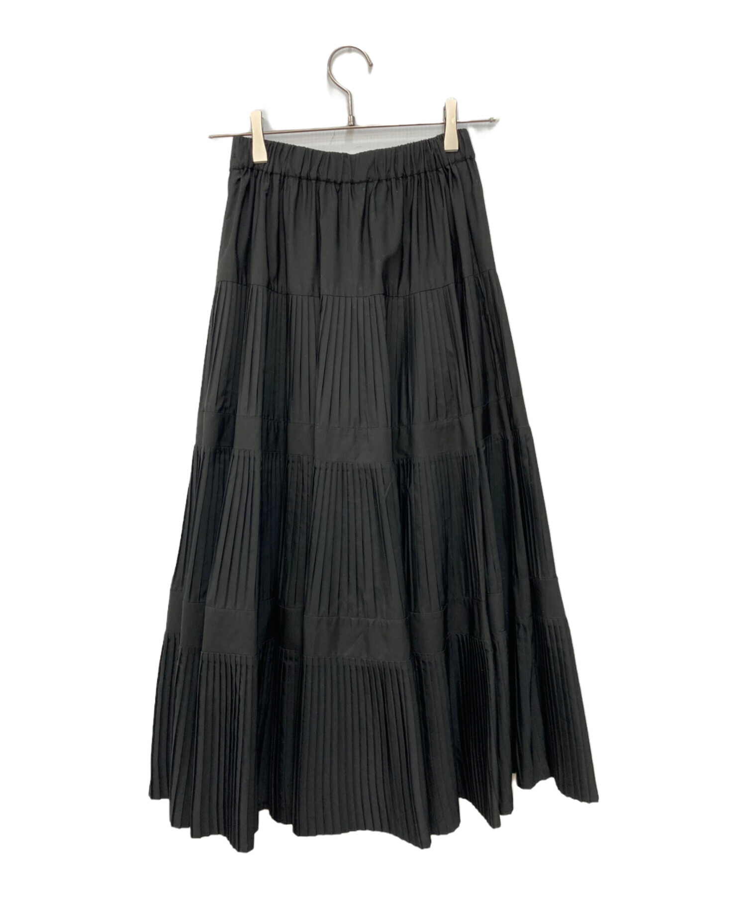BEARDSLEY プリーツスカート ブラック F BEARDSLEY（ビアズリー）の「ハーフプリーツスカート（スカート）」 - WEAR