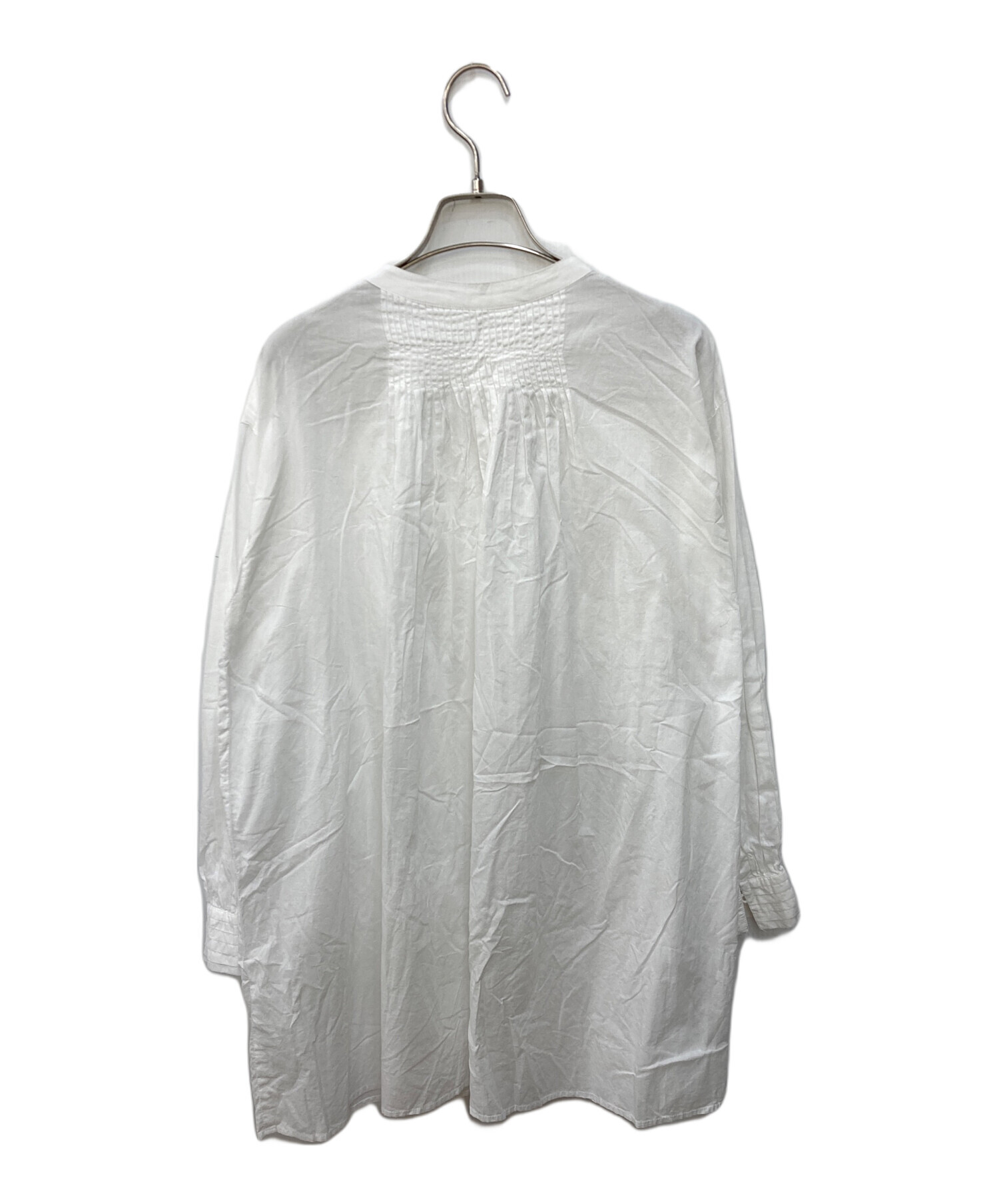 中古・古着通販】kagure (カグレ) ピンタックチュニックブラウス 