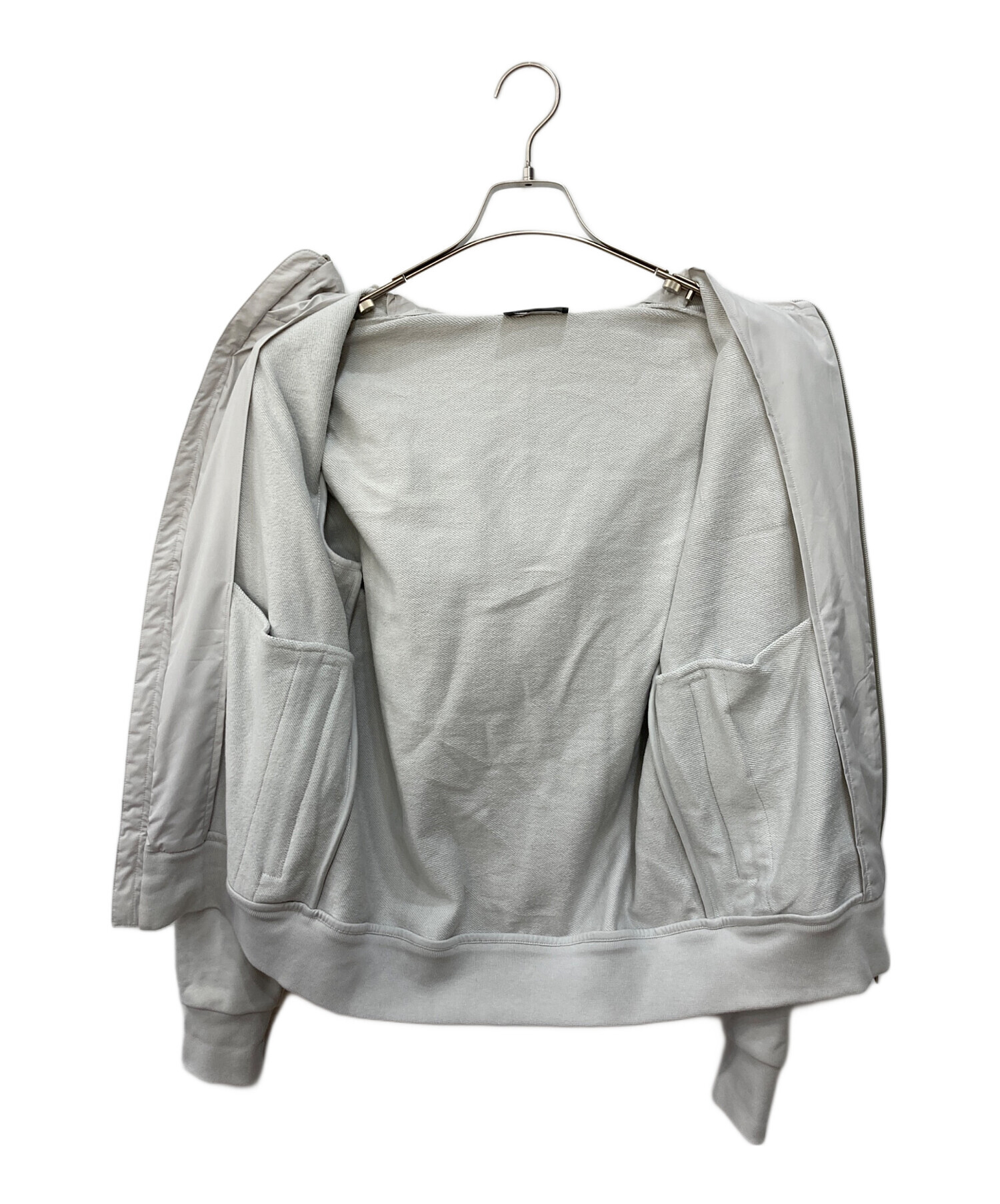 中古・古着通販】HERNO (ヘルノ) Laminarスウェットパーカー グレー