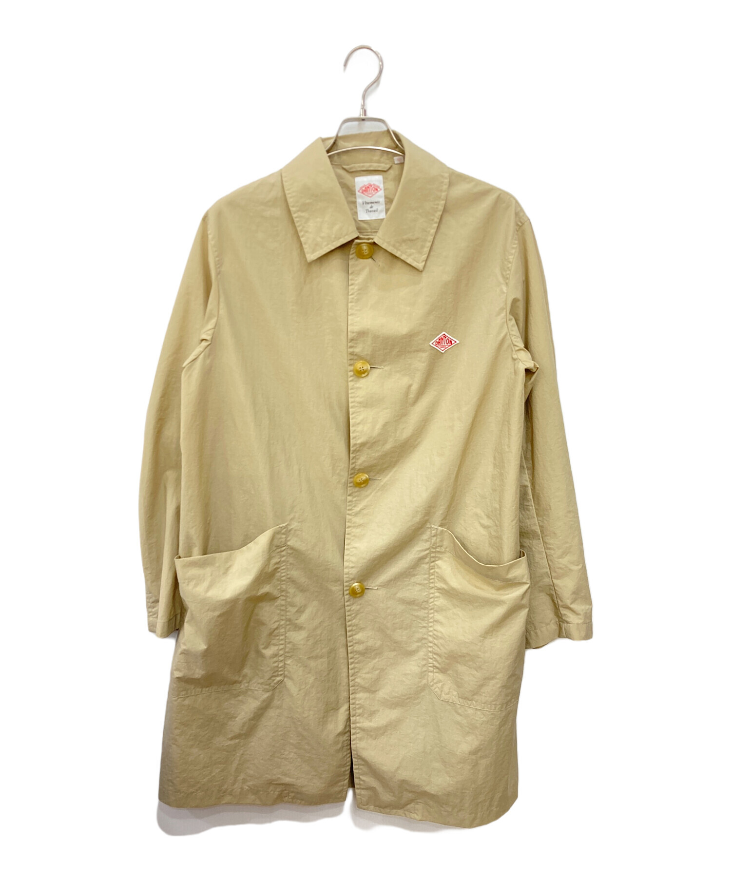 中古・古着通販】DANTON (ダントン) ステンカラーコート ベージュ