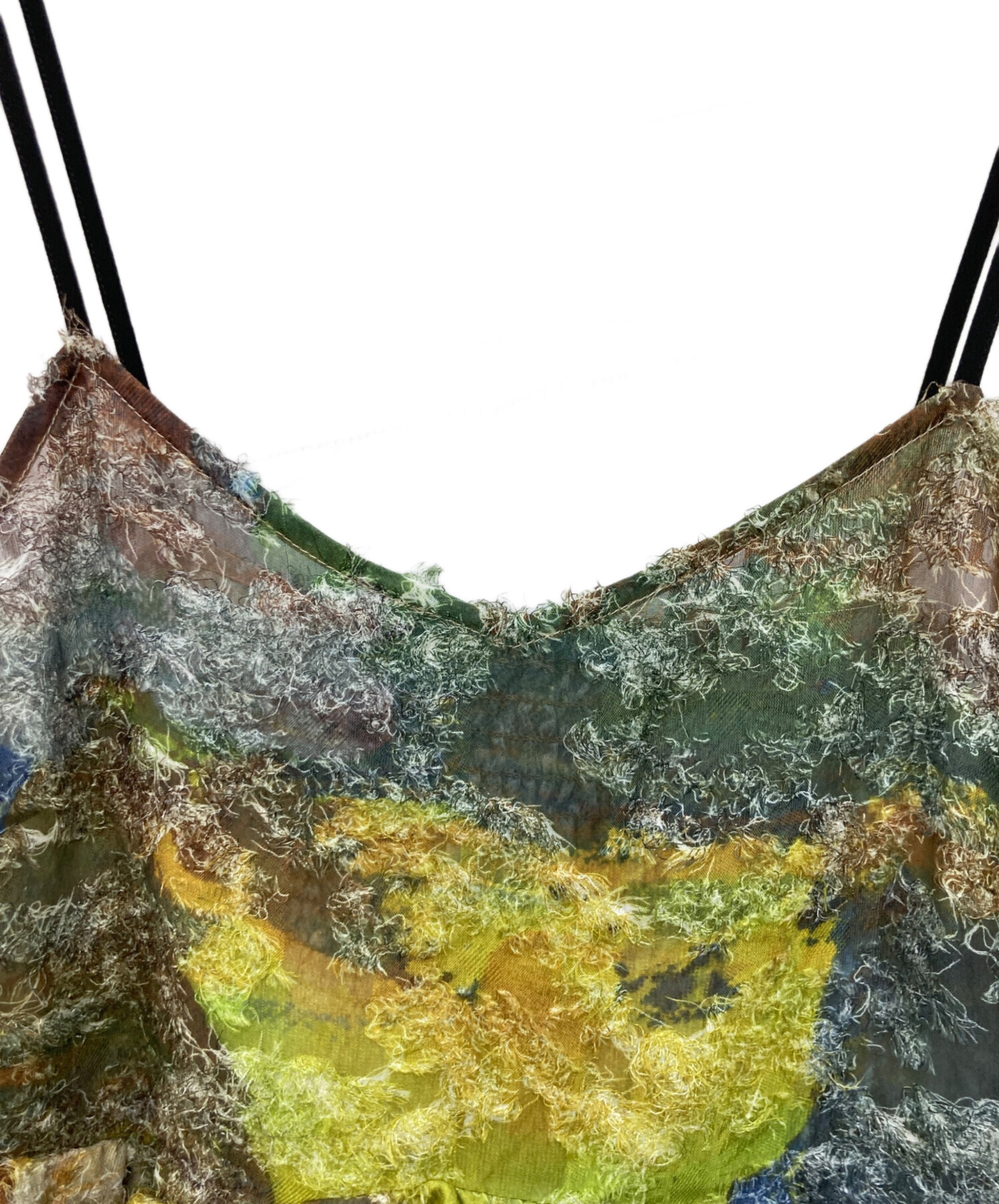中古・古着通販】AMERI (アメリ) MEDI RACHEL FLUFFY ART CAMISOLE 