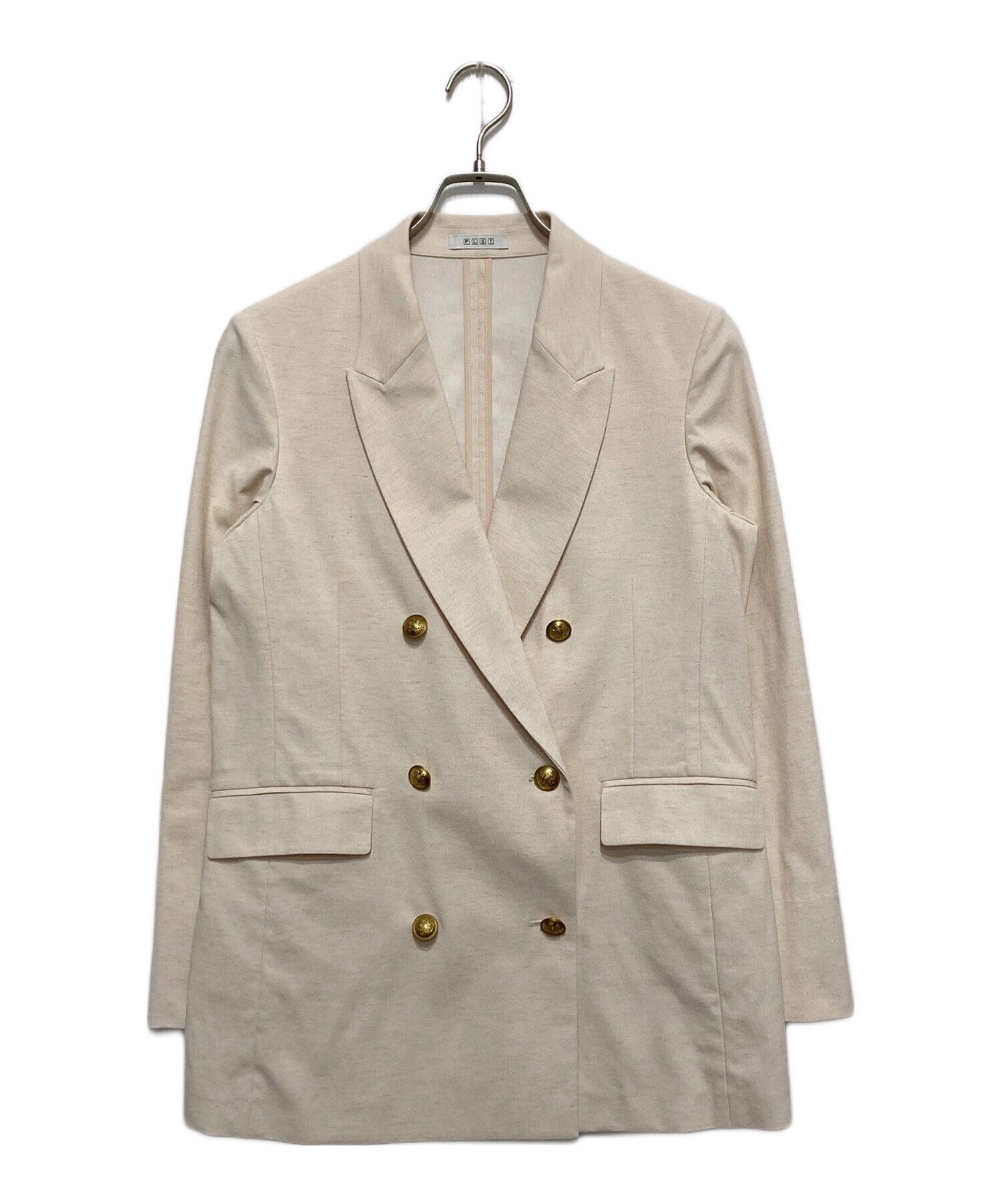 中古・古着通販】PLST (プラステ) リネンブレンドダブルジャケット