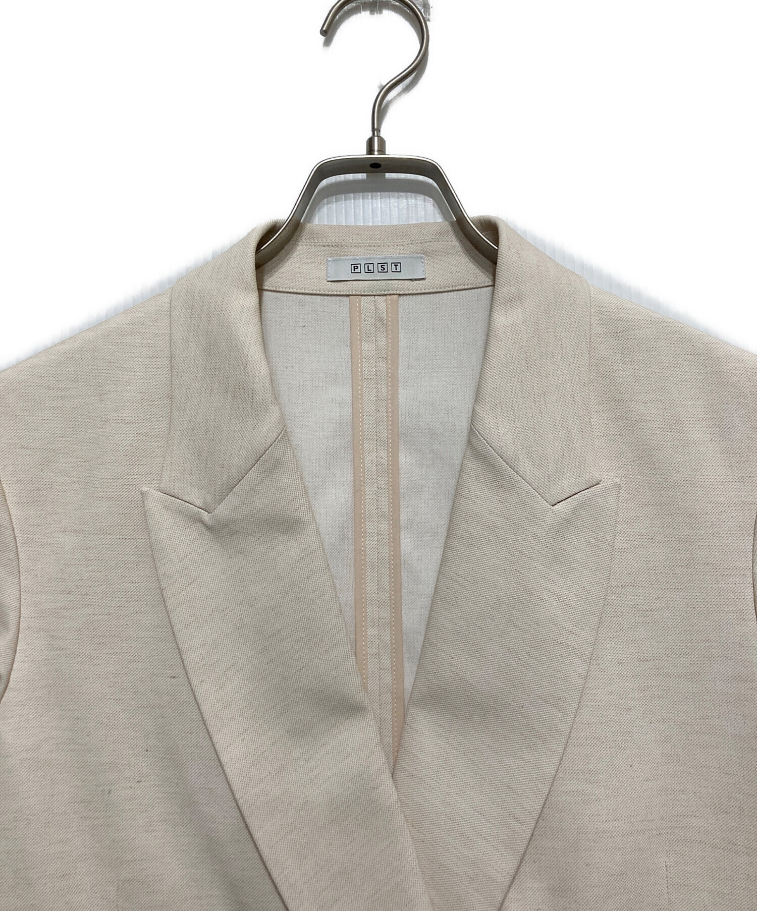 中古・古着通販】PLST (プラステ) リネンブレンドダブルジャケット