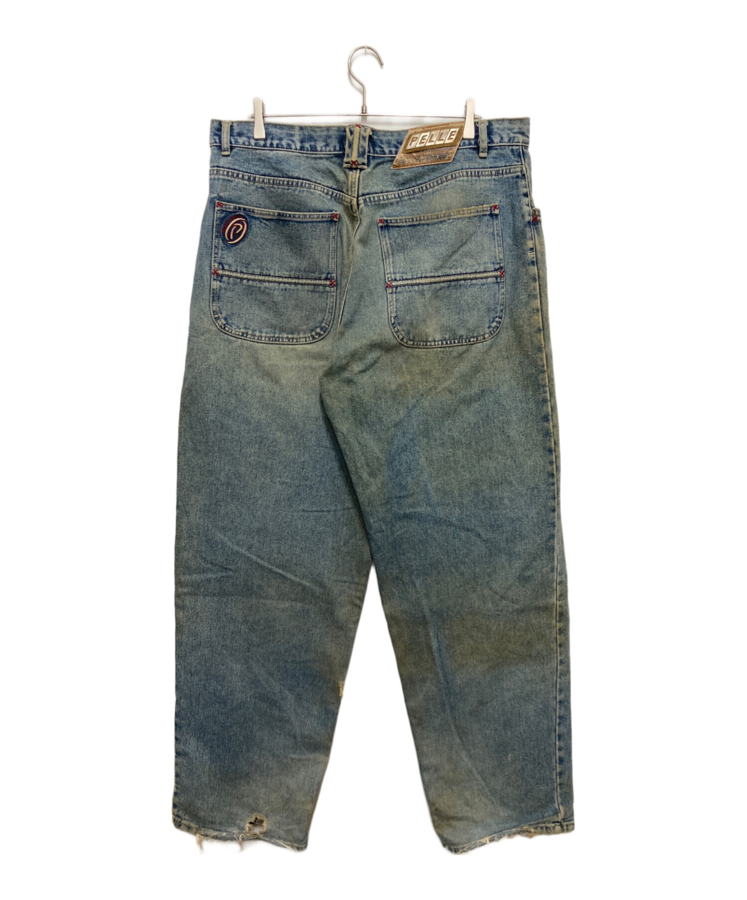 中古・古着通販】pellepelle (ペレペレ) デニムパンツ ブルー サイズ