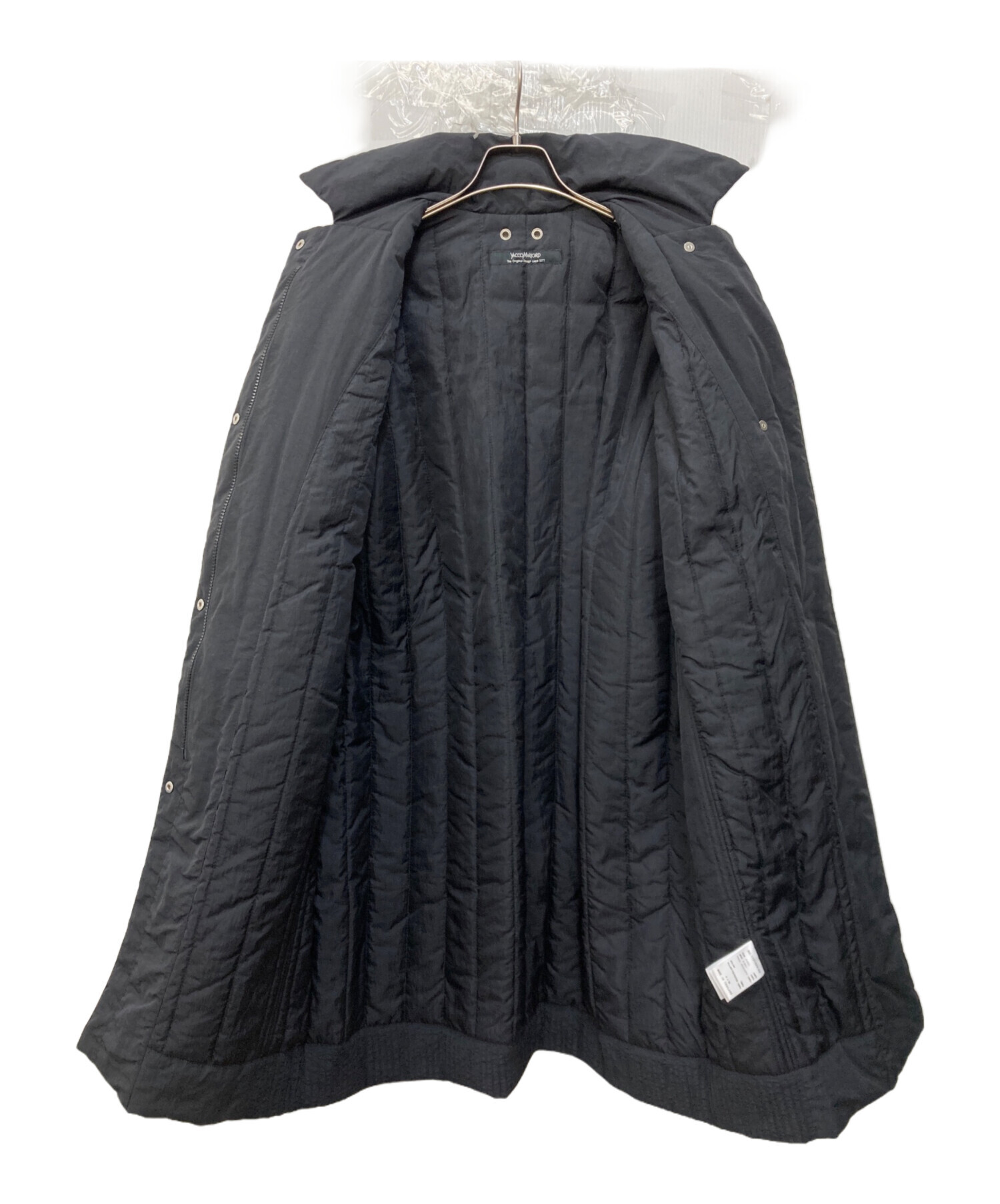 【ヤッコマリカルド】ライナー付ナイロンコート　黒 中古・古着通販】YACCO MARICARD (ヤッコマリカルド) ナイロンコート