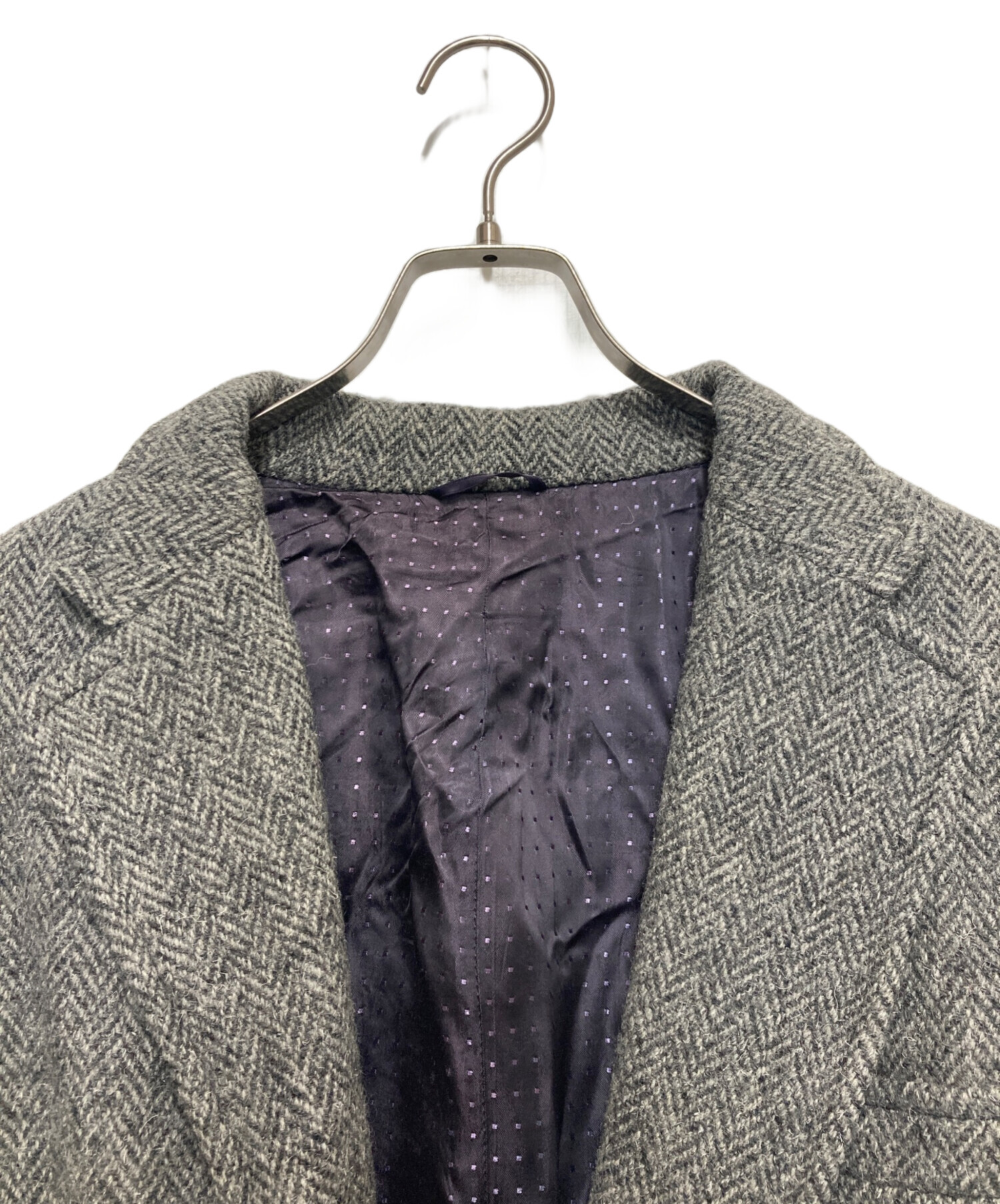 中古・古着通販】Harris Tweed (ハリスツイード) 2Bジャケット グレー