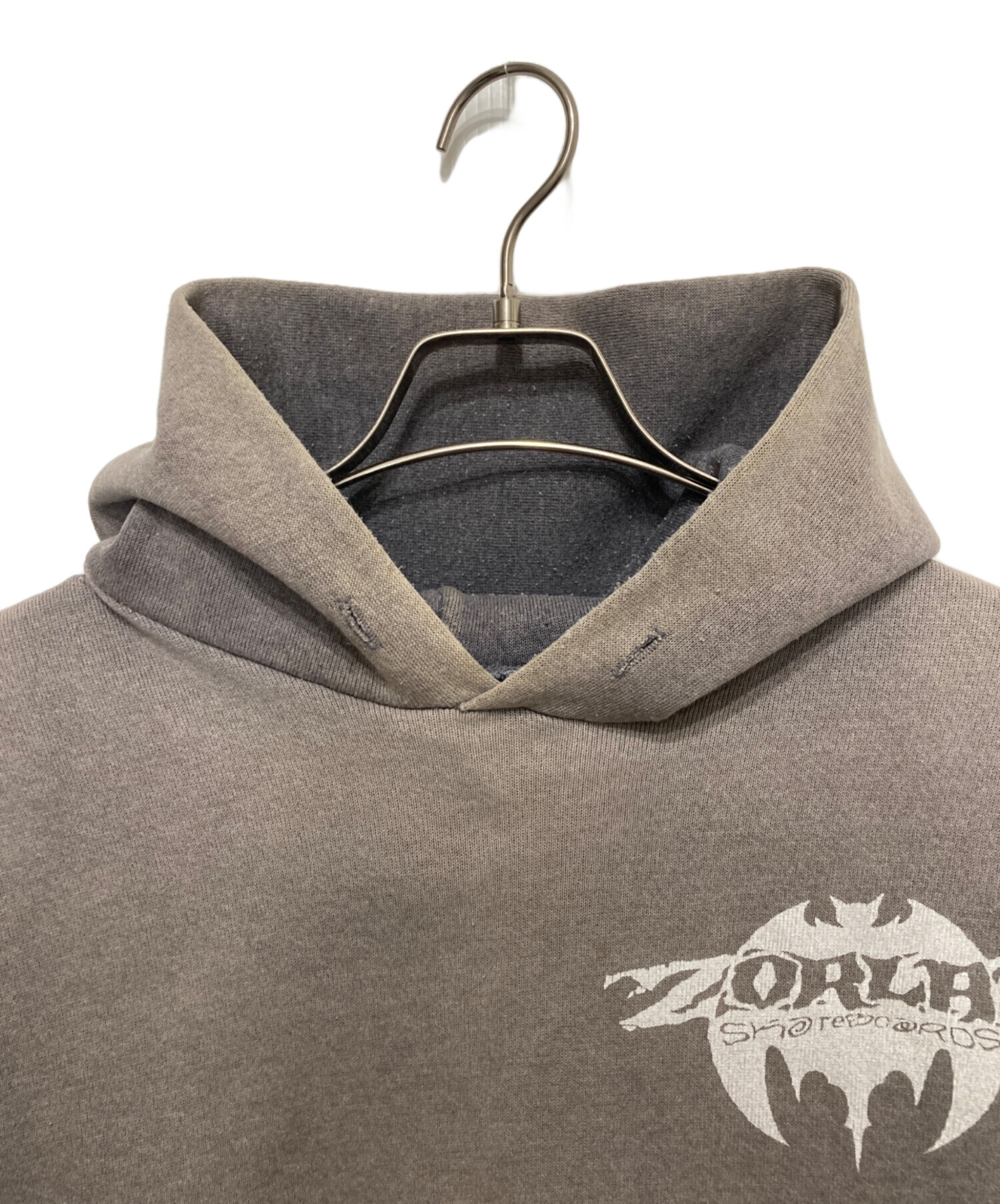 中古・古着通販】ZORLAC (ゾーラック) プリントパーカー グレー サイズ