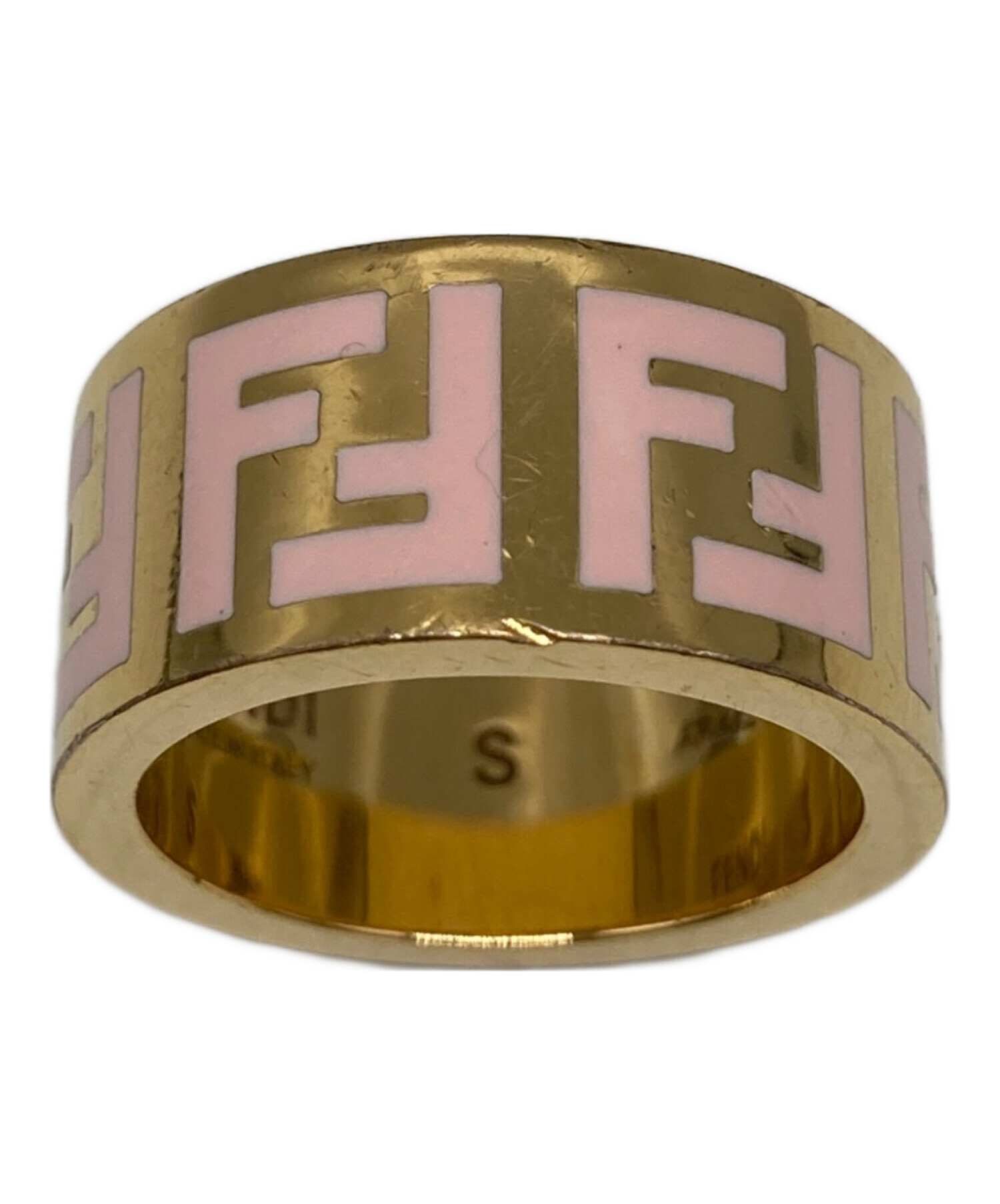 FENDI FFゴールドリング　Mサイズ　最終値下げ 中古・古着通販】FENDI (フェンディ) FFロゴフォーエバーリング