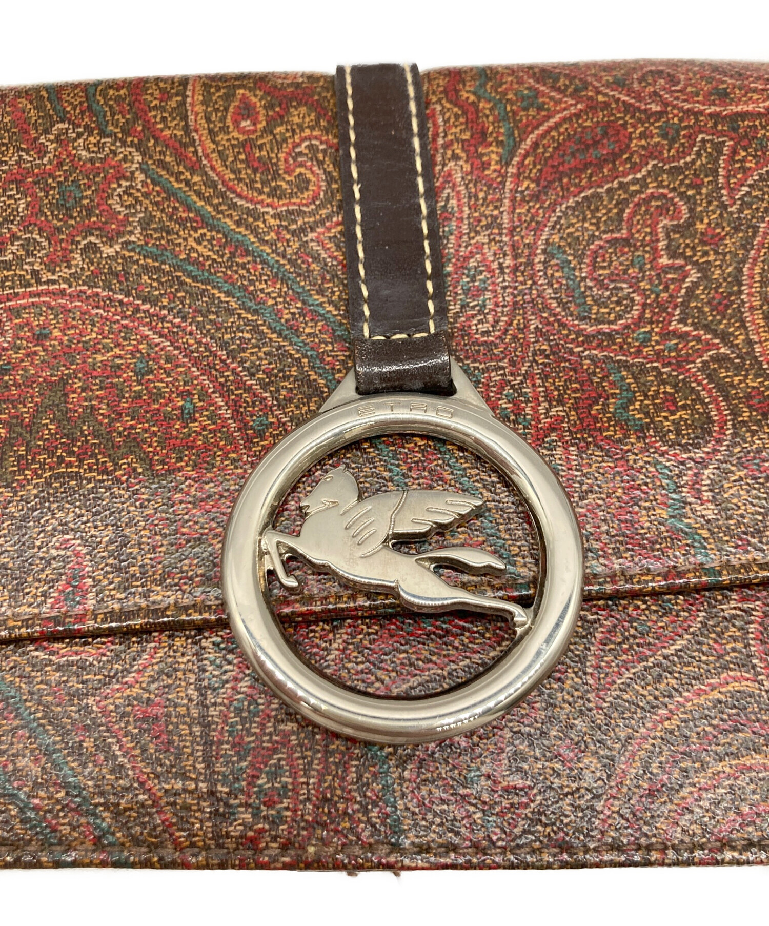 中古・古着通販】ETRO (エトロ) ペガサスモチーフペイズリー柄ワン