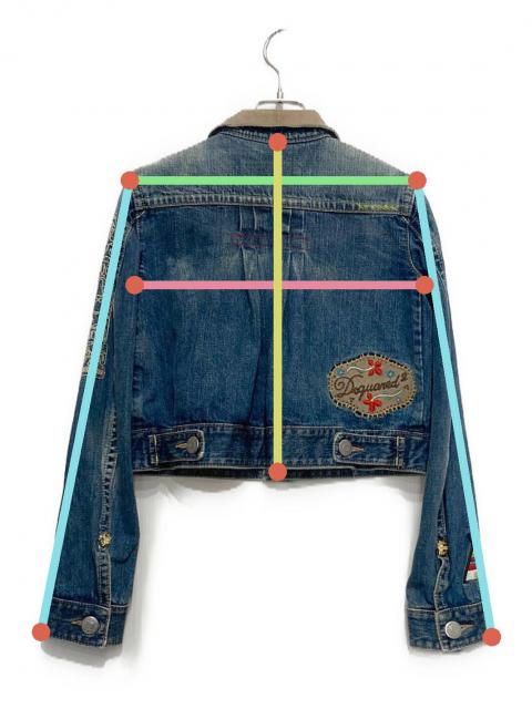 中古・古着通販】DSQUARED2 (ディースクエアード) デニムジャケット