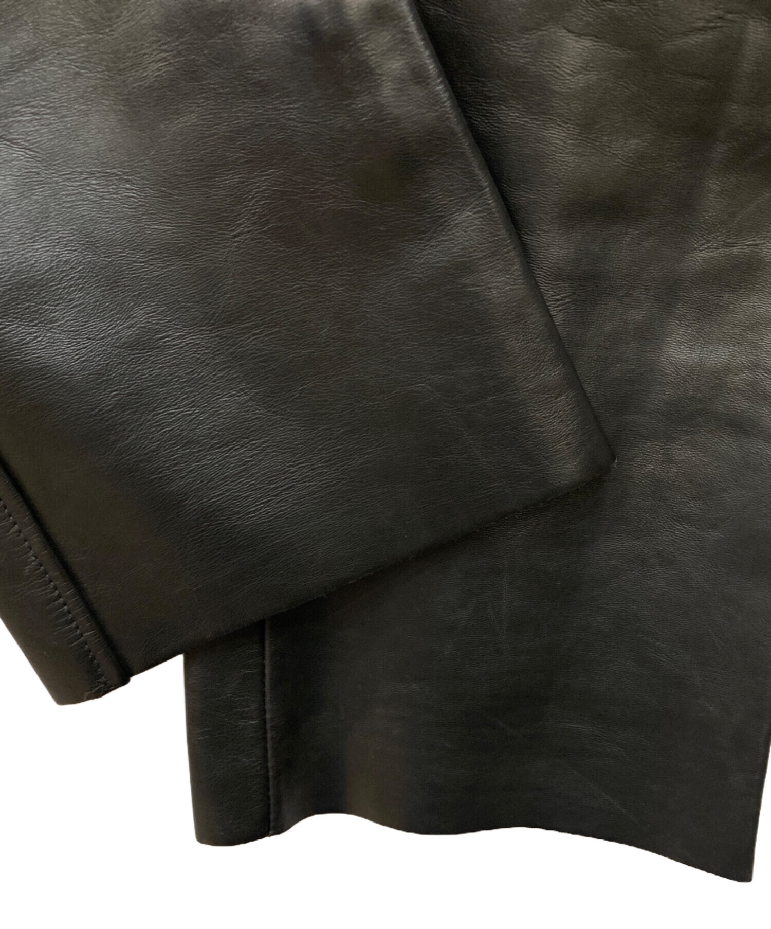 中古・古着通販】Buco (ブコ) ホースハイドレザーパンツ ブラック