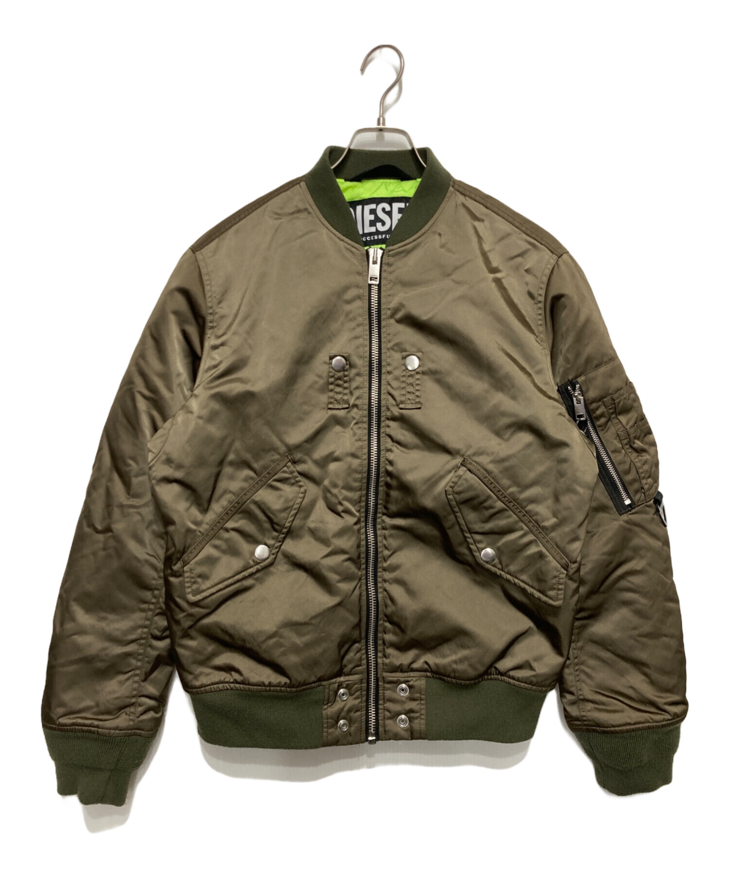 中古・古着通販】DIESEL (ディーゼル) フライトジャケット カーキ