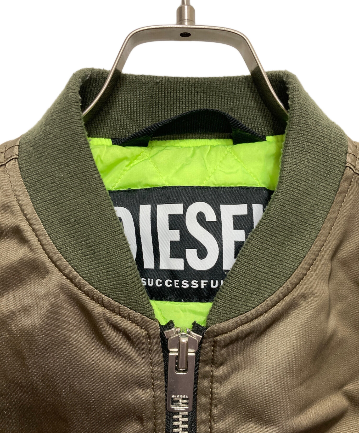 セ*ル様 DIESEL ディーゼル　J-SCHMIDZ フライトジャケット 中古・古着通販】DIESEL (ディーゼル) フライトジャケット カーキ