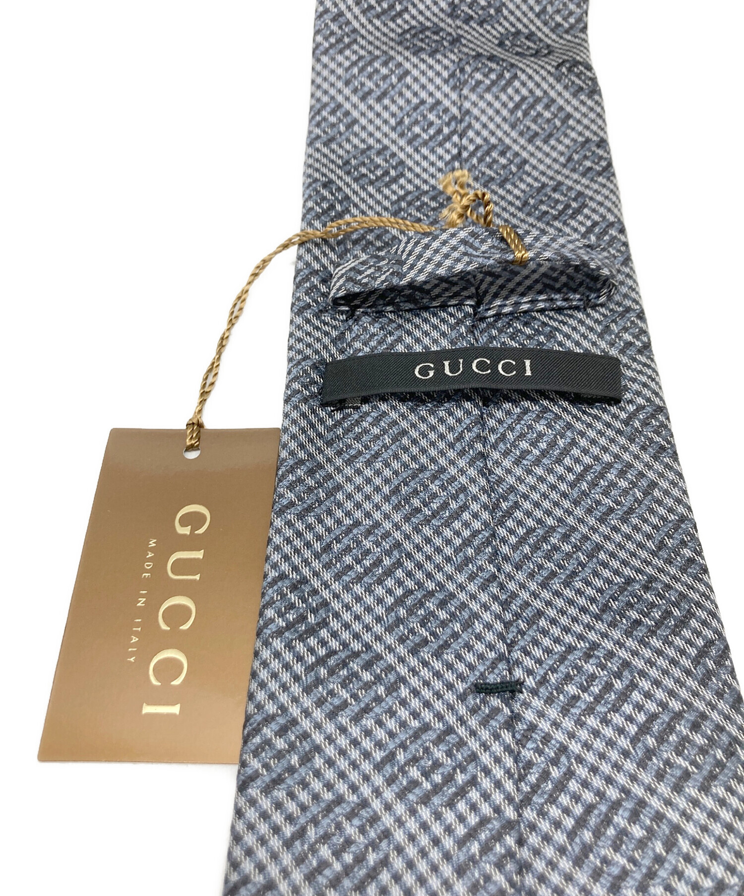中古・古着通販】GUCCI (グッチ) インターロッキングGシルクネクタイ