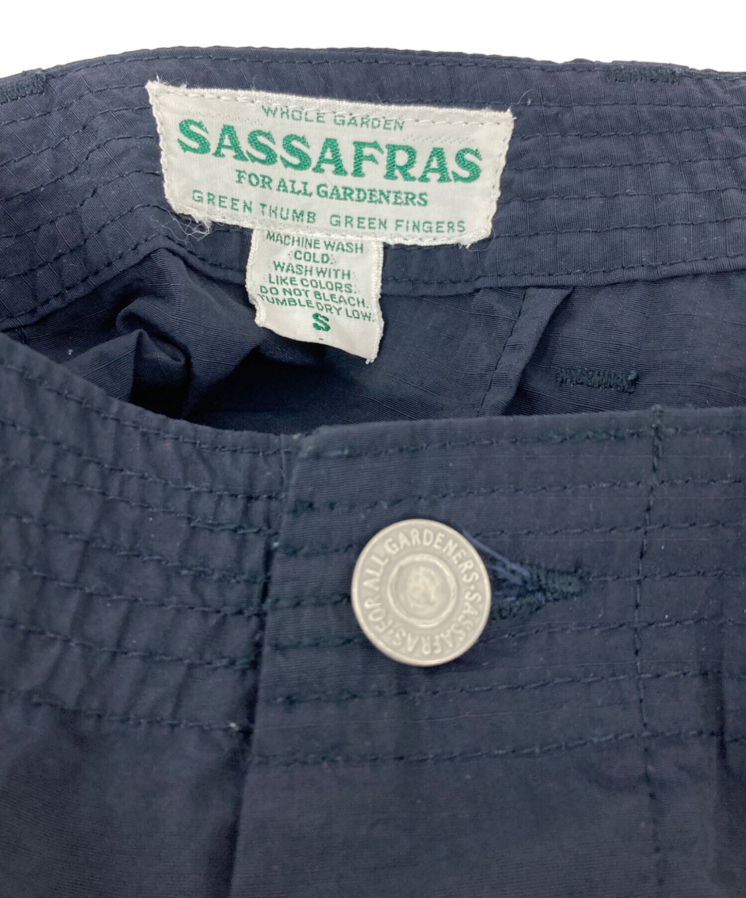 中古・古着通販】SASSAFRAS (ササフラス) ハーフパンツ ブラック