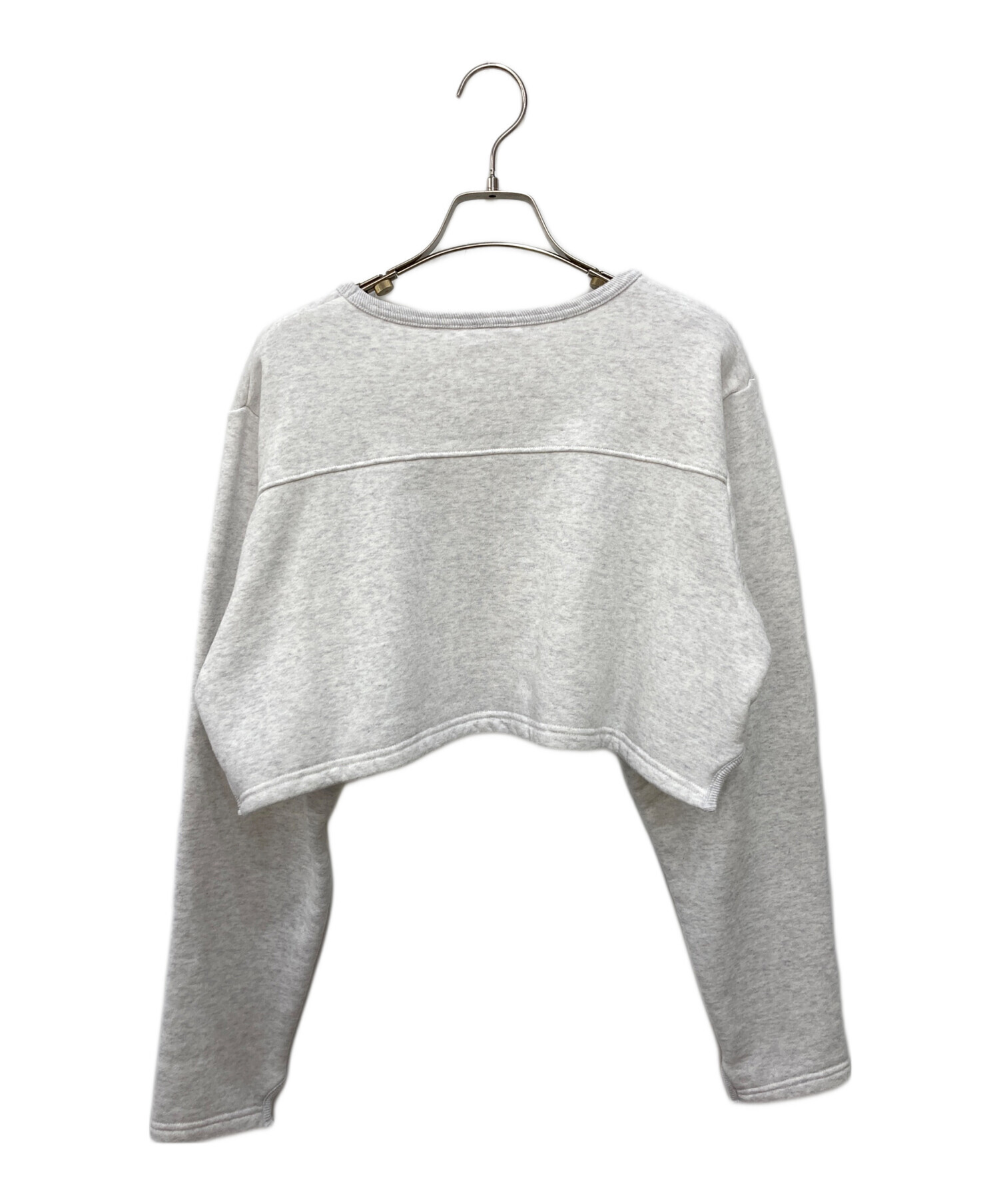 中古・古着通販】SEA (シー) FOOTBALL ショートスウェット グレー