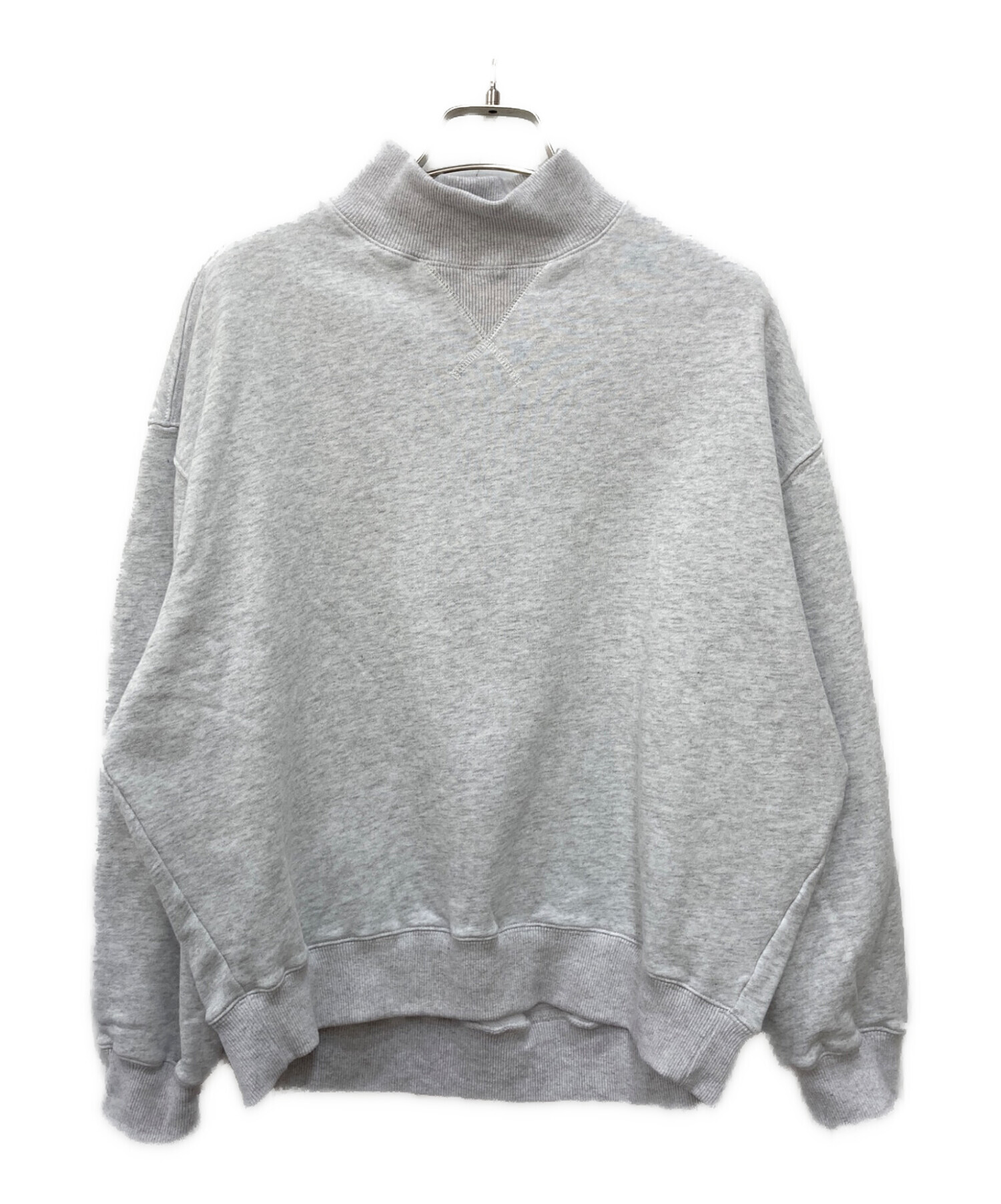 中古・古着通販】machatt (マチャット) ハイネックスウェット グレー