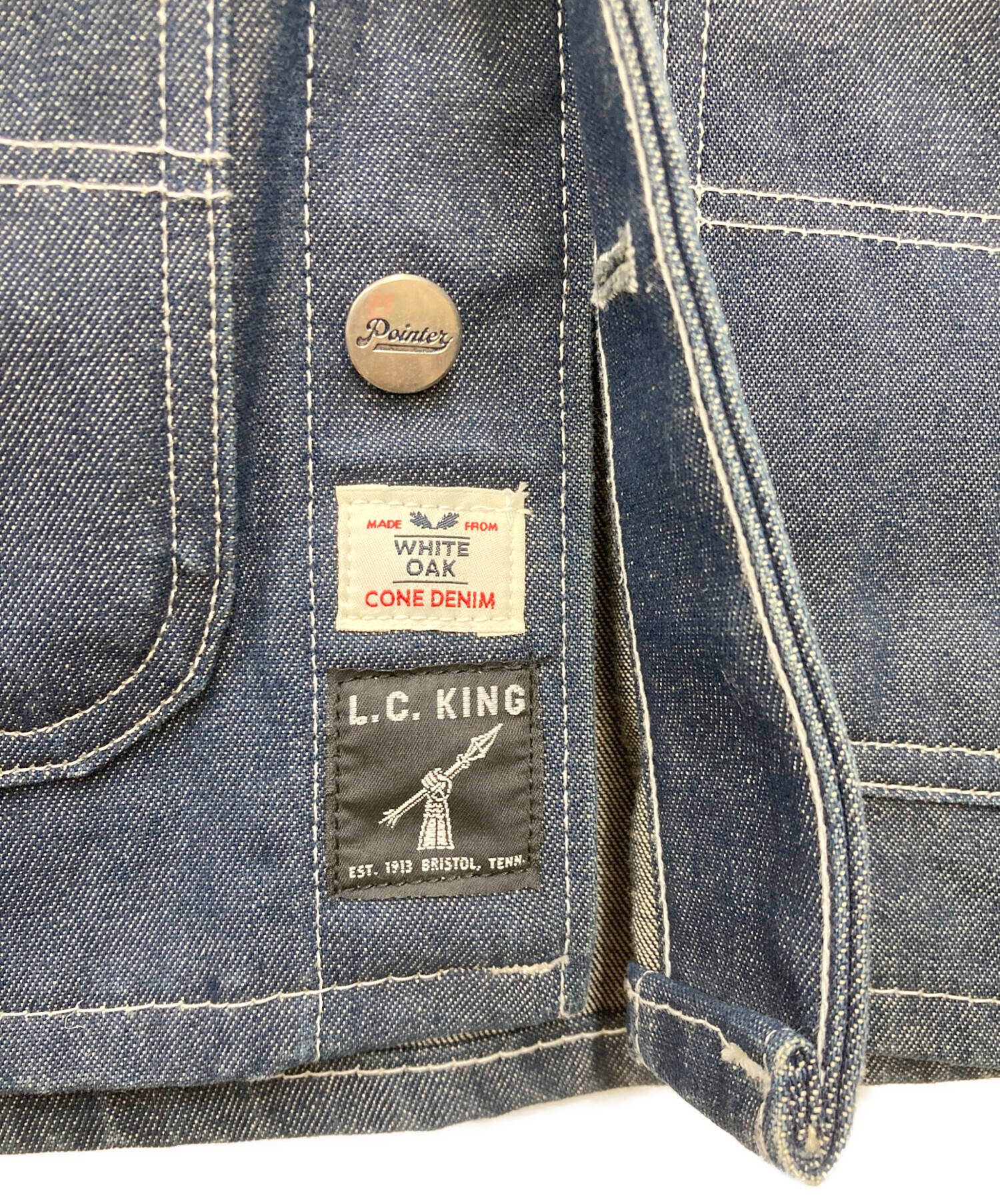 中古・古着通販】POINTER (ポインター) デニムカバーオール インディゴ