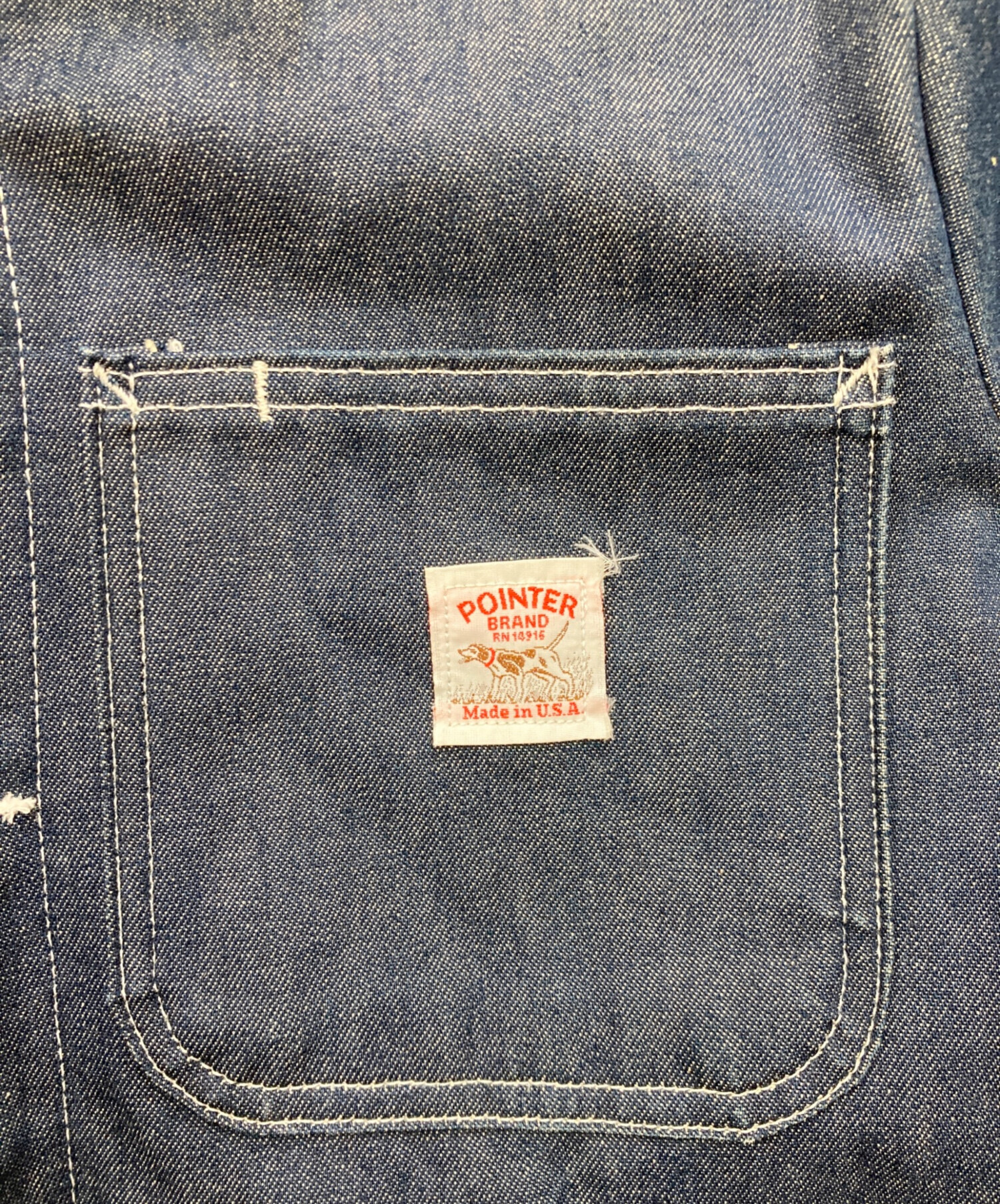 中古・古着通販】POINTER (ポインター) デニムカバーオール インディゴ