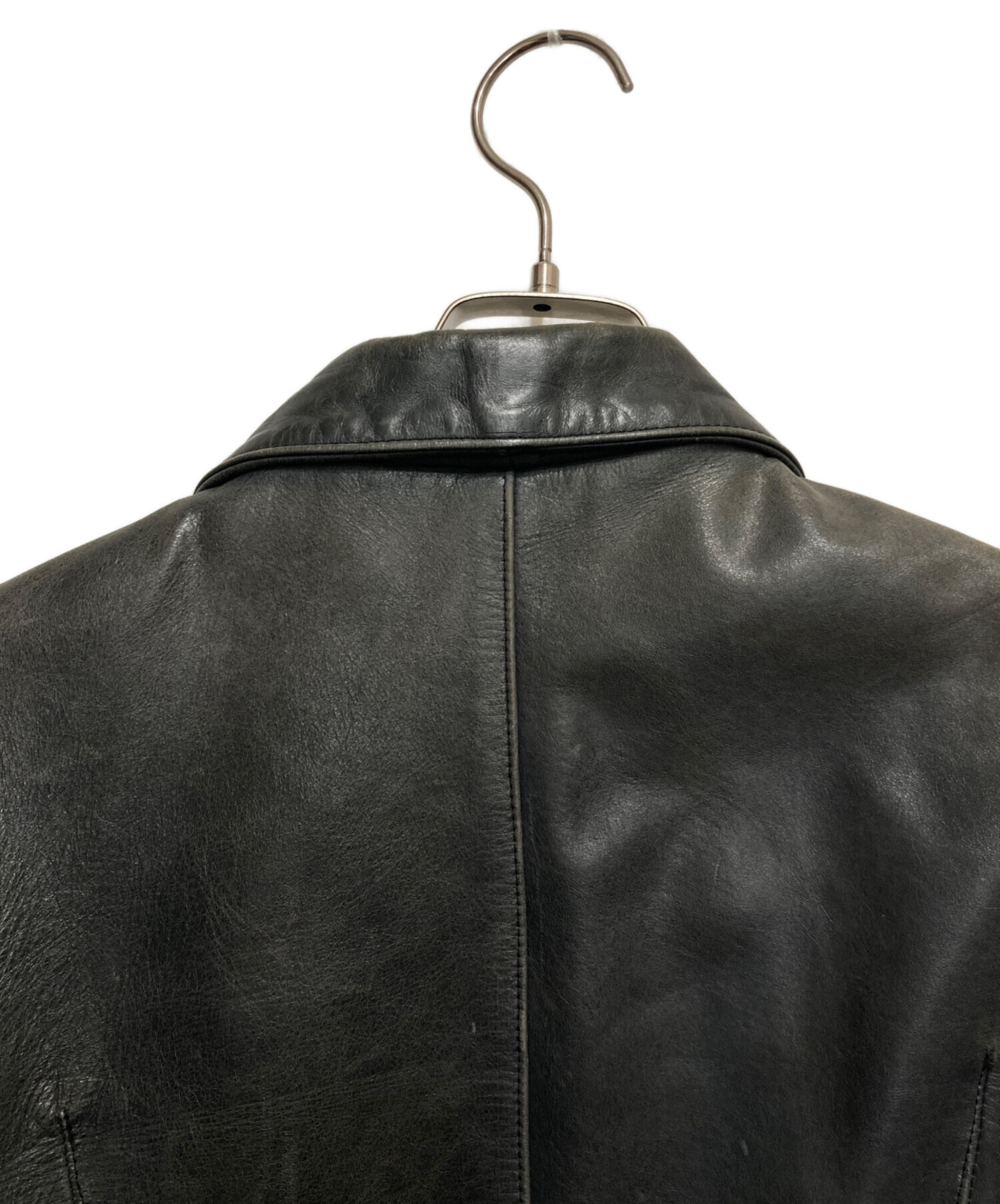 中古・古着通販】SCHAFFEN (シャッフェン) レザージャケット ブラック