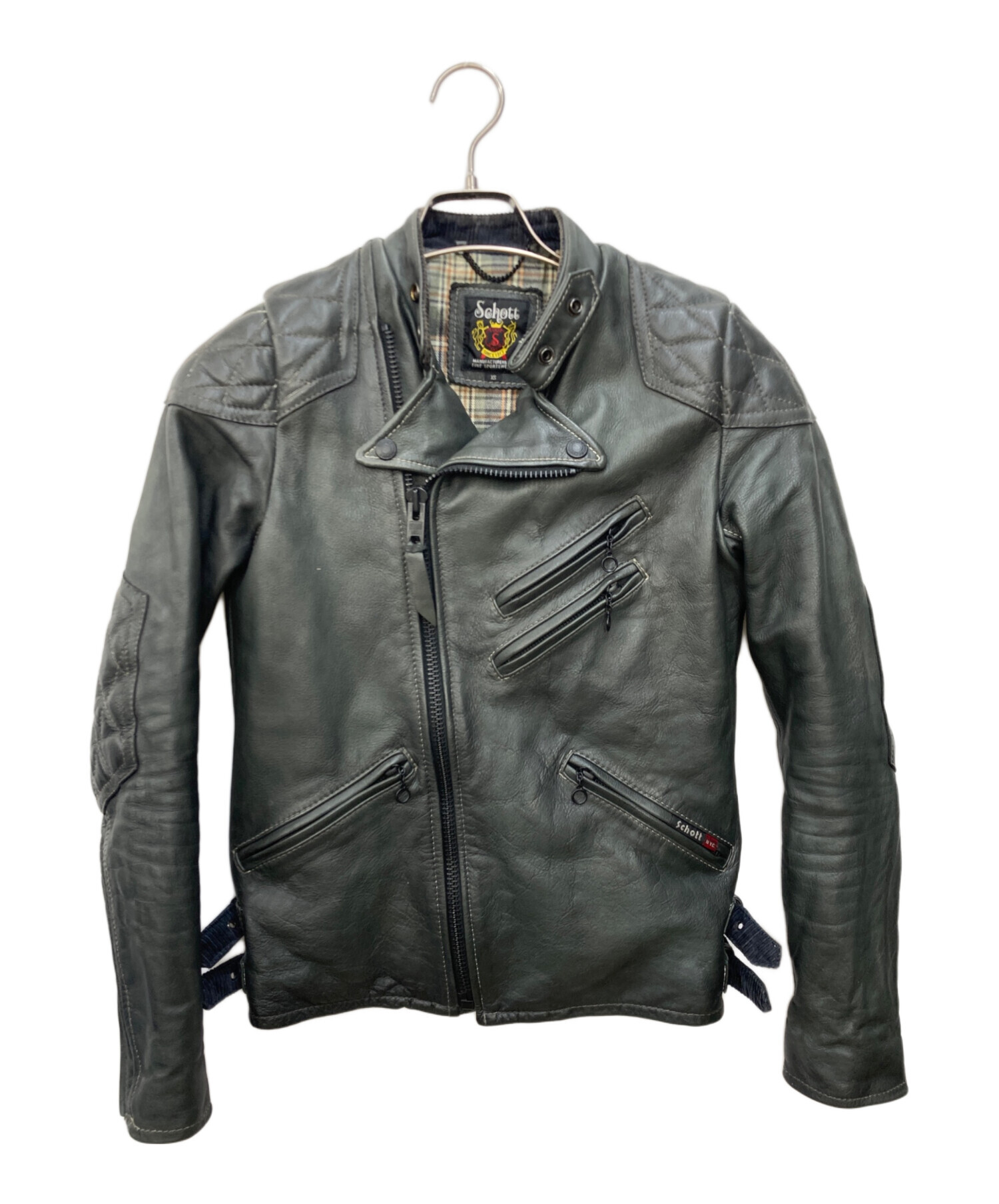 中古・古着通販】Schott (ショット) キルティングパッドライダース