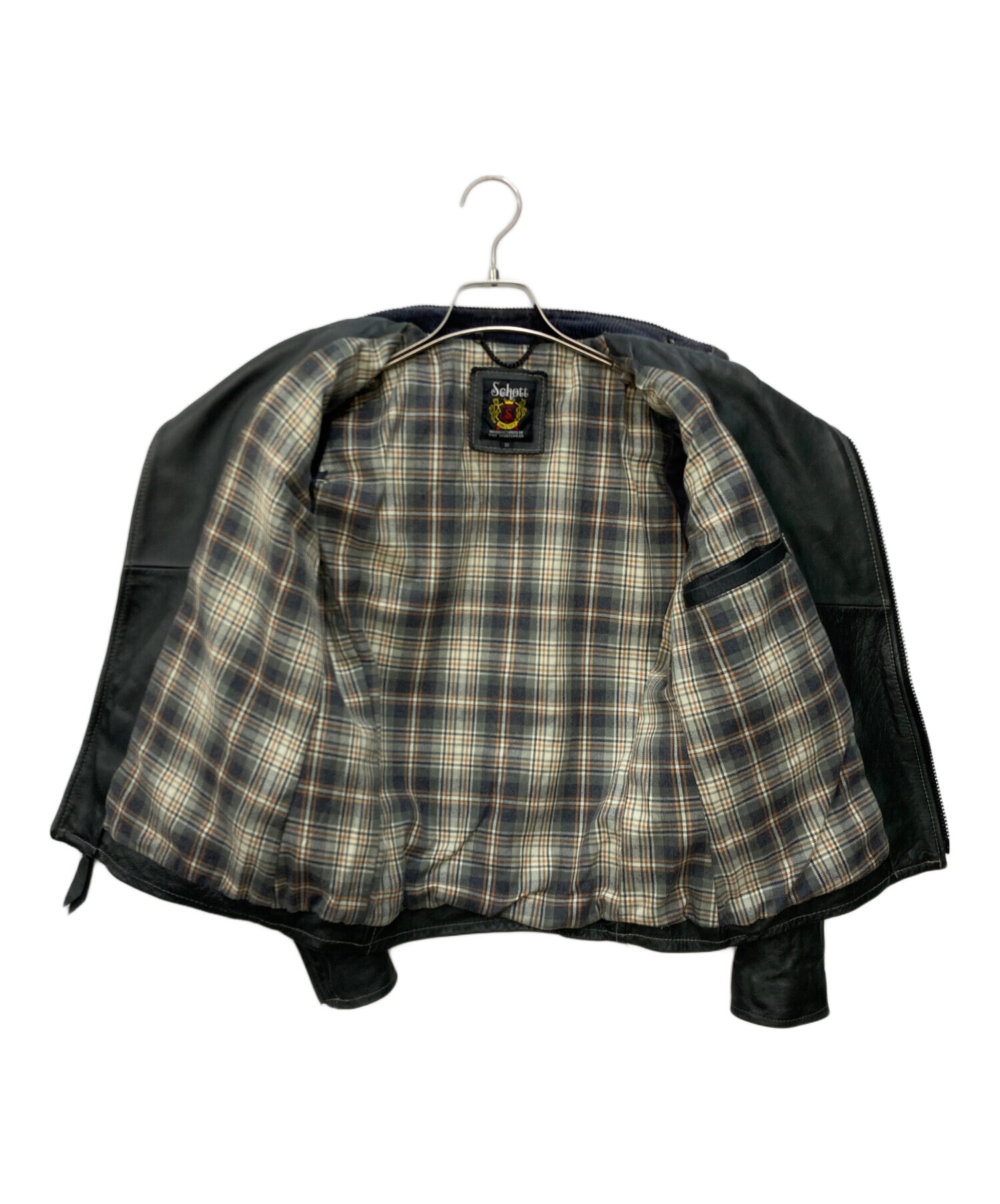 中古・古着通販】Schott (ショット) キルティングパッドライダース