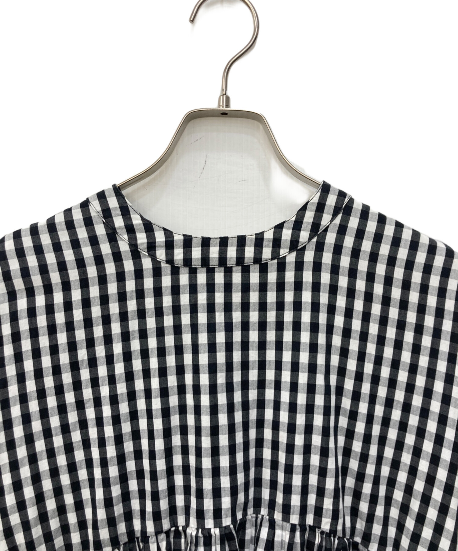 BEARDSLEY 先染めギャザーチュニックブラウス BEARDSLEY ビアズリー 先