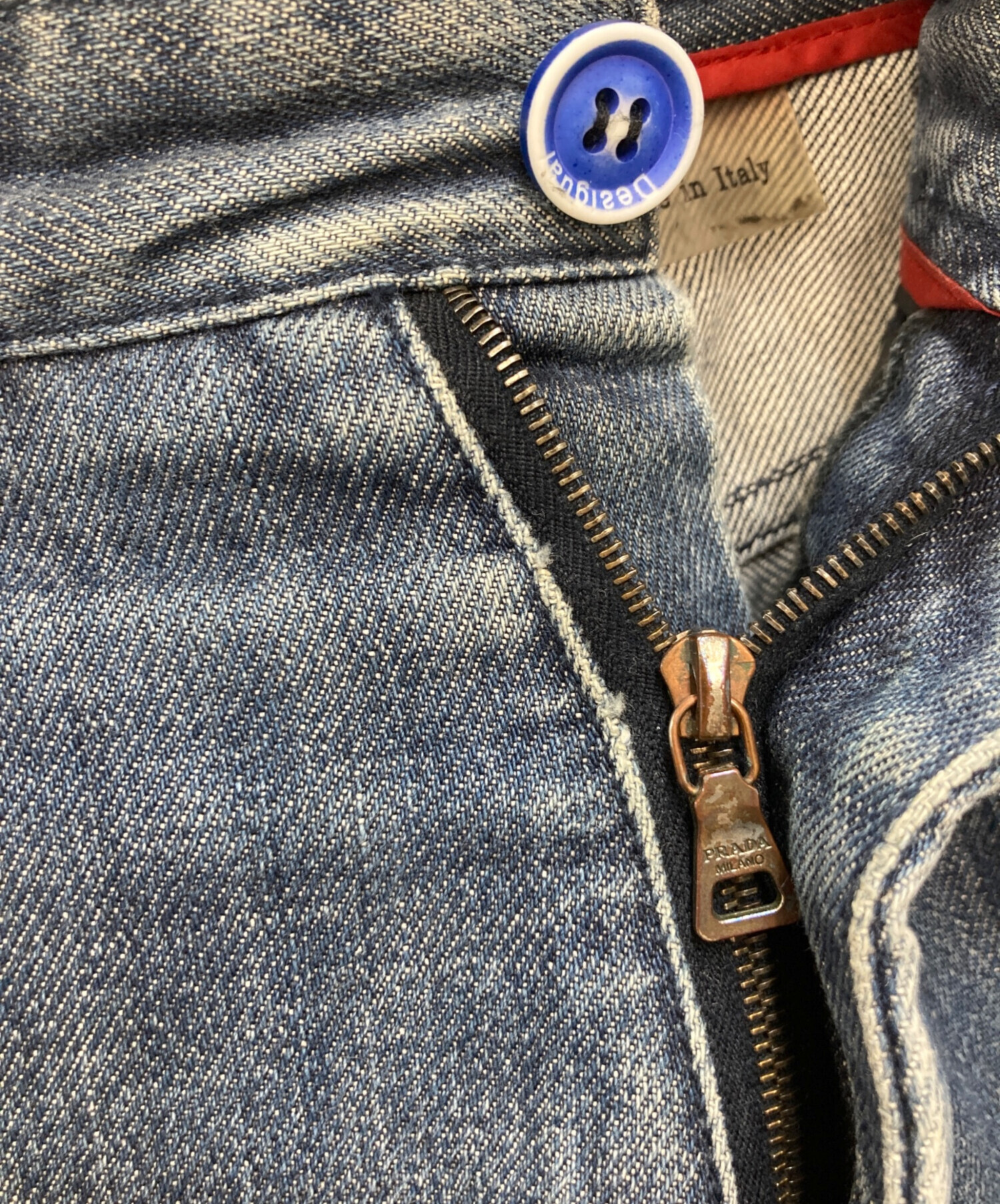 中古・古着通販】PRADA SPORTS (プラダスポーツ) デニムパンツ ブルー 