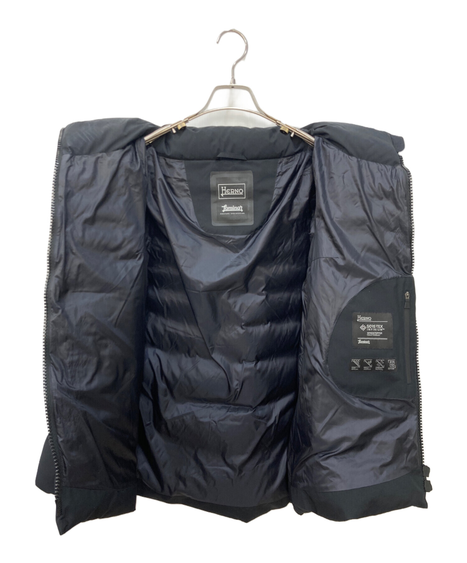 中古・古着通販】HERNO (ヘルノ) Laminar ダウンジャケット ブラック