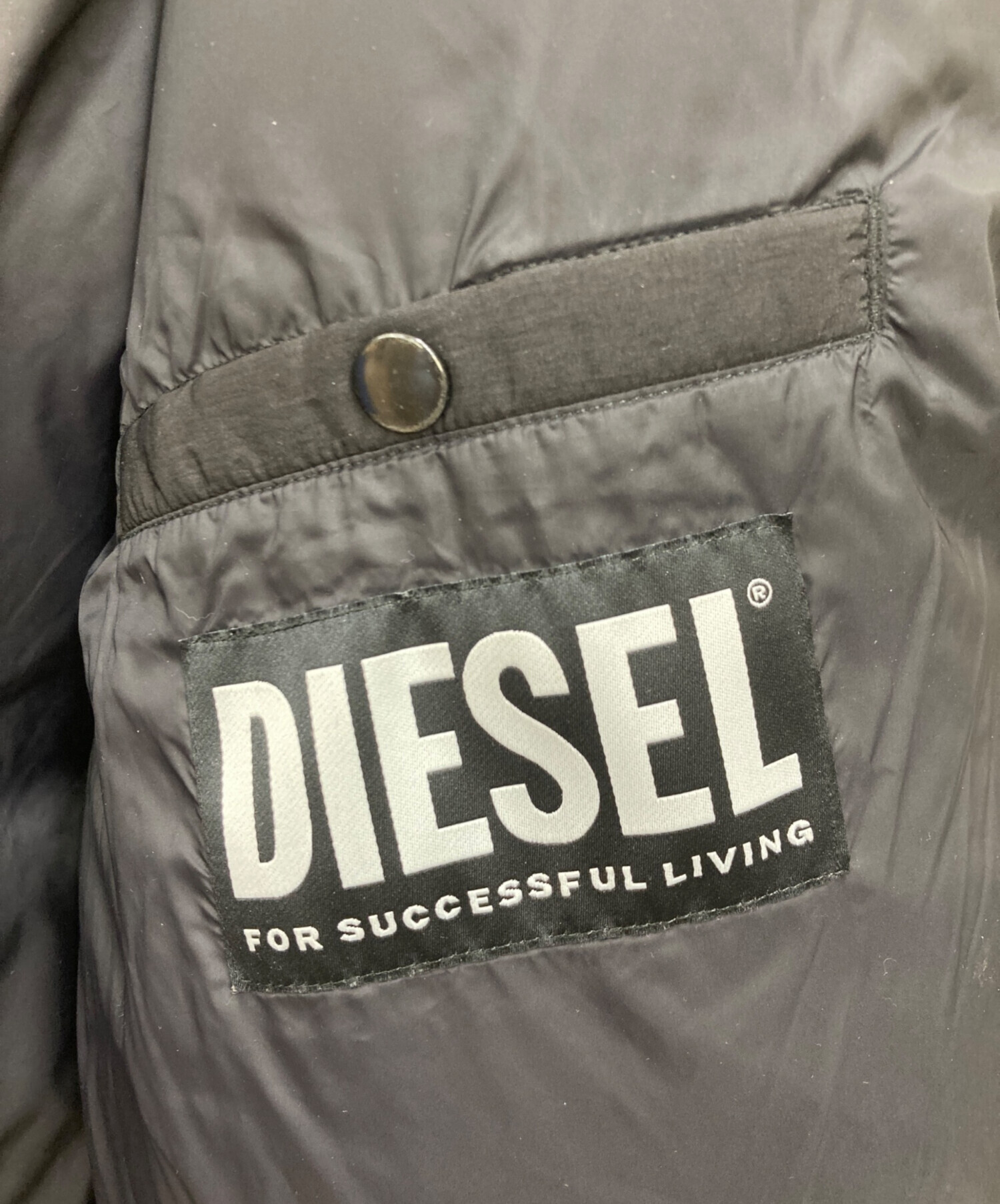 中古・古着通販】DIESEL (ディーゼル) ダウンジャケット イエロー