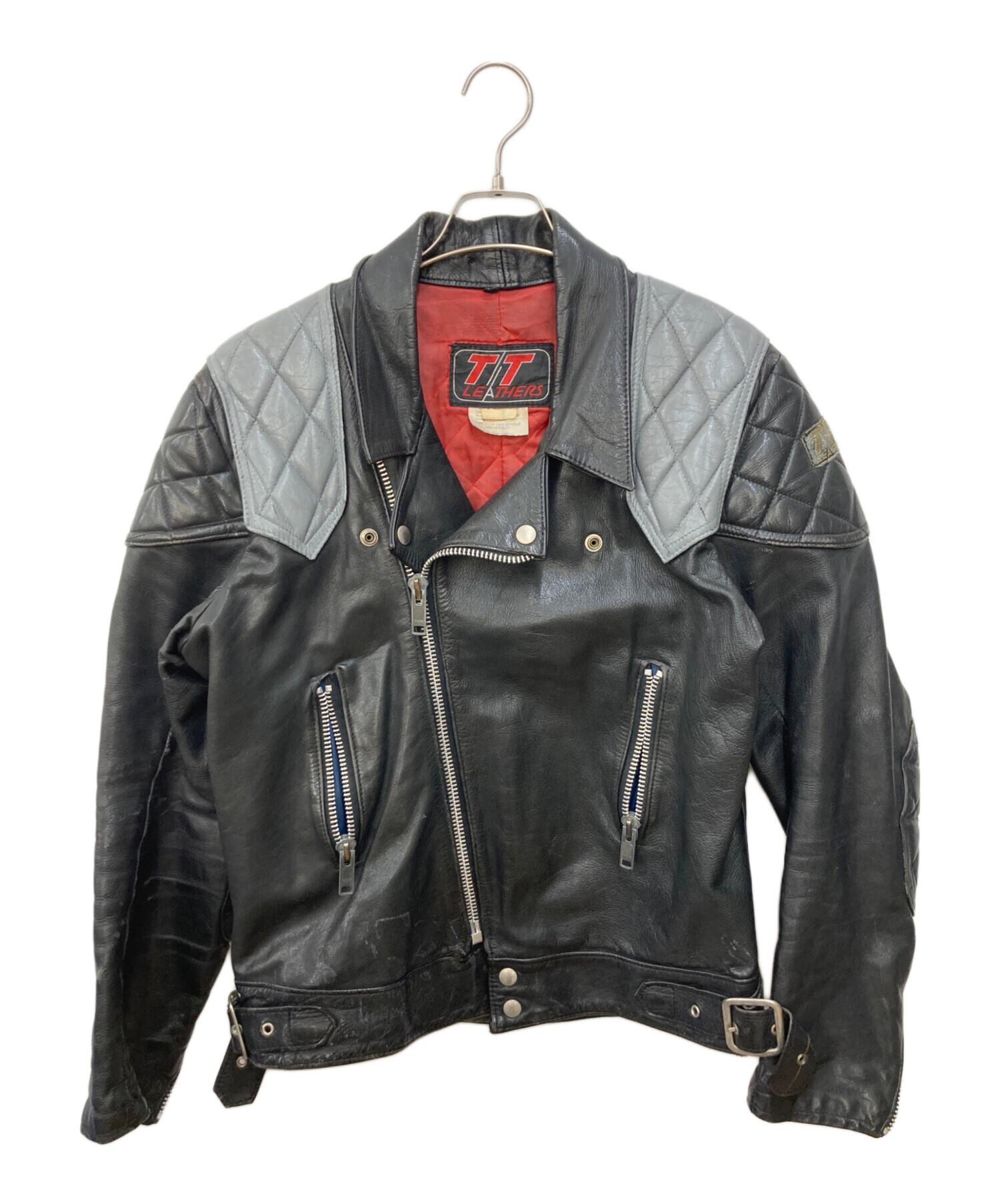 中古・古着通販】TT Leathers (ティティレザー) ダブルライダース