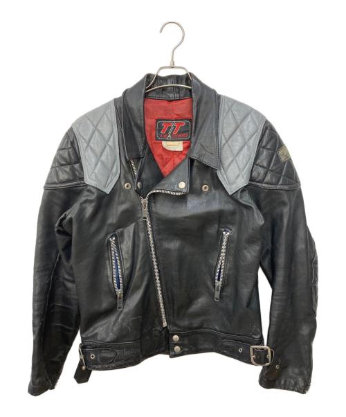 ヴィンテージ TT LEATHER　ダブルライダース　牛革 中古・古着通販】TT Leathers (ティティレザー) ダブルライダース