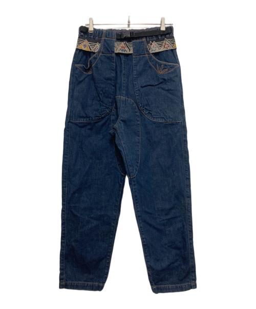 中古・古着通販】KAPITAL (キャピタル) 刺繍ベルトデニムパンツ