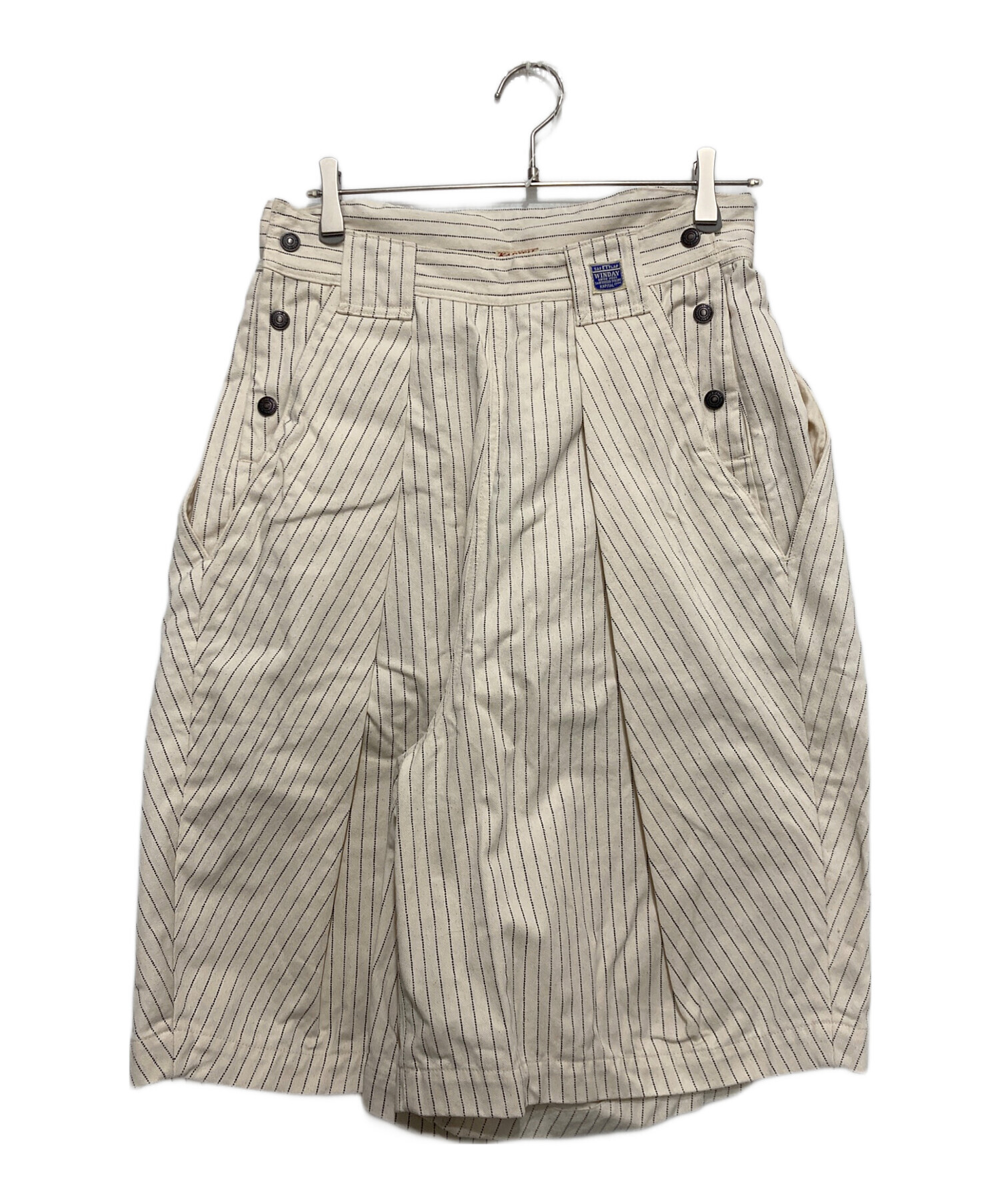 中古・古着通販】KAPITAL (キャピタル) ヒッコリーキュロットパンツ