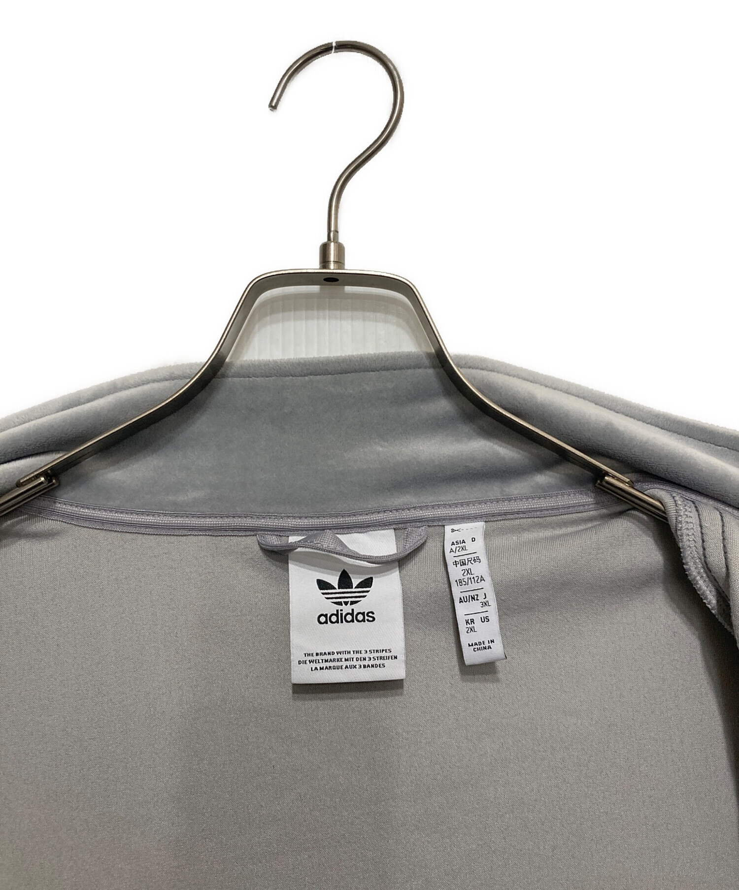 中古・古着通販】adidas (アディダス) トラックジャケット グレー