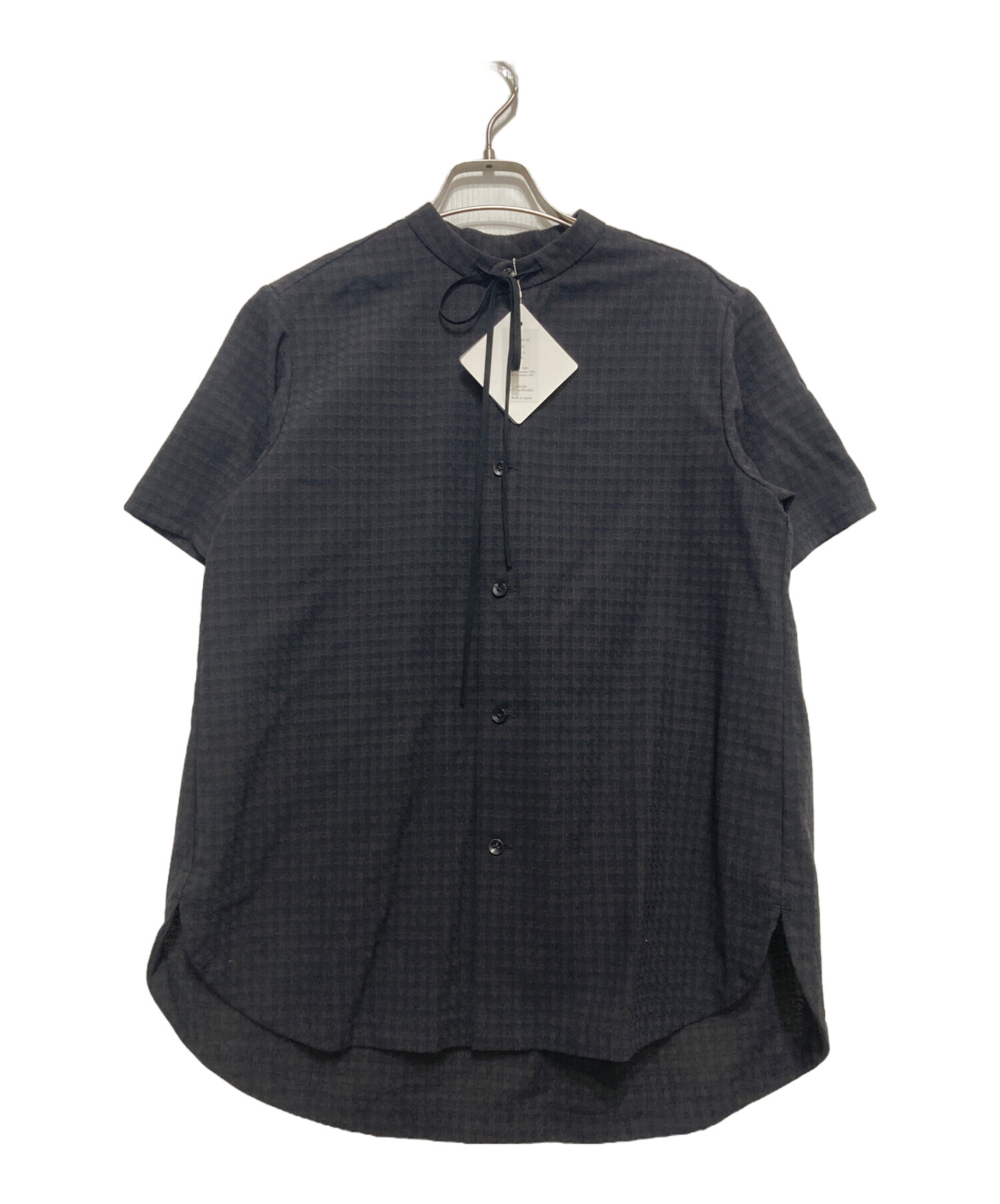 中古・古着通販】ETHOSENS (エトセンス) Houndstooth Half Sleeve 