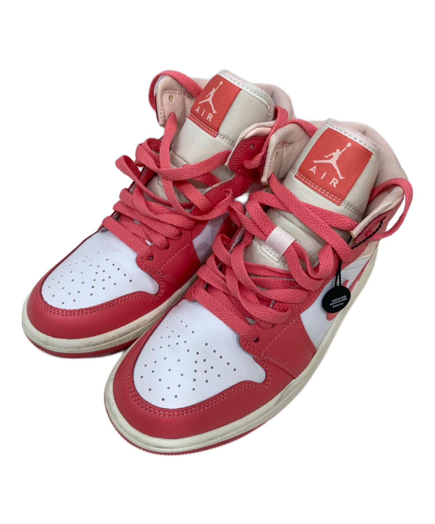 中古・古着通販】NIKE (ナイキ) WMNS AIR JORDAN 1 MID ピンク サイズ