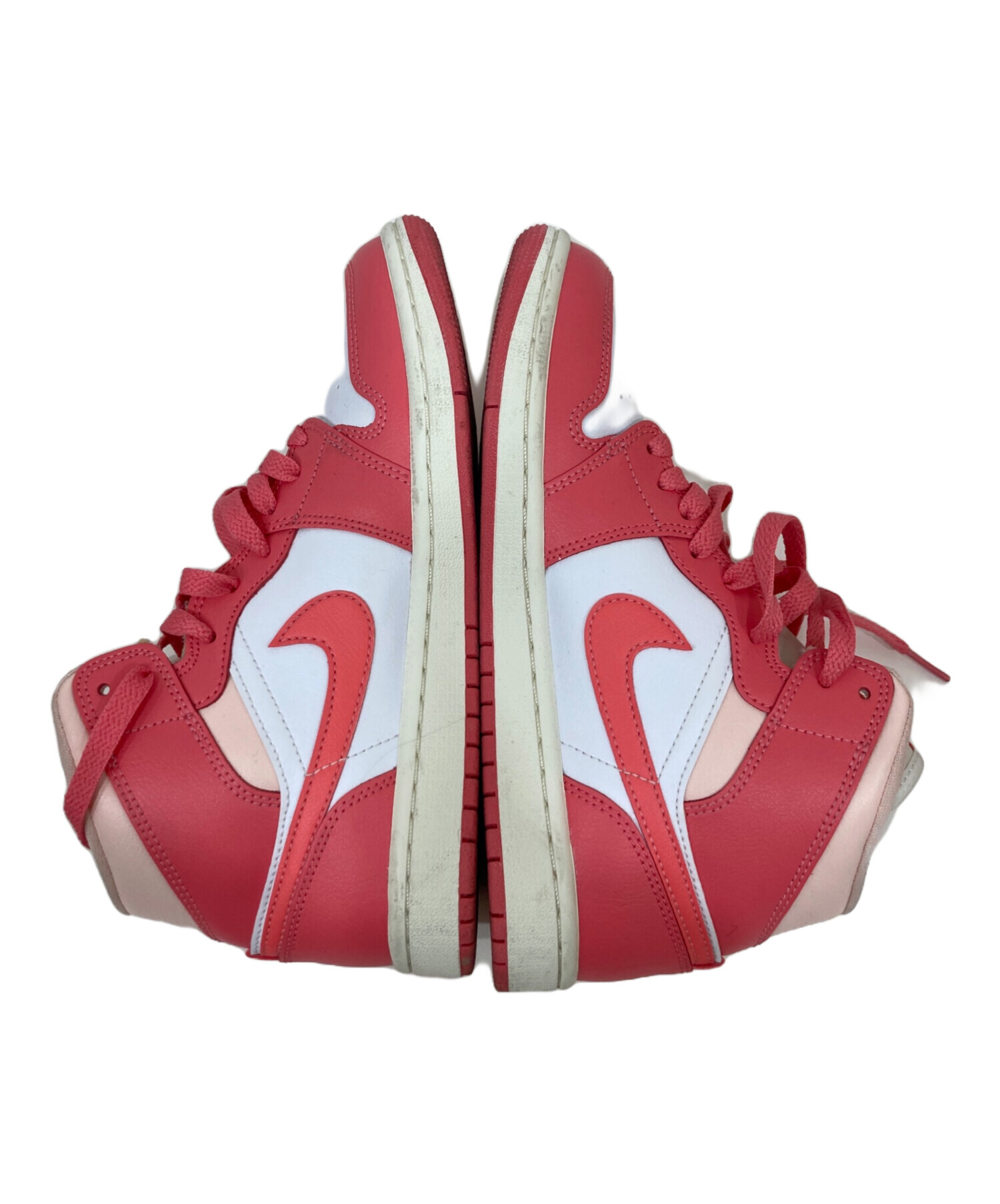 中古・古着通販】NIKE (ナイキ) WMNS AIR JORDAN 1 MID ピンク サイズ 